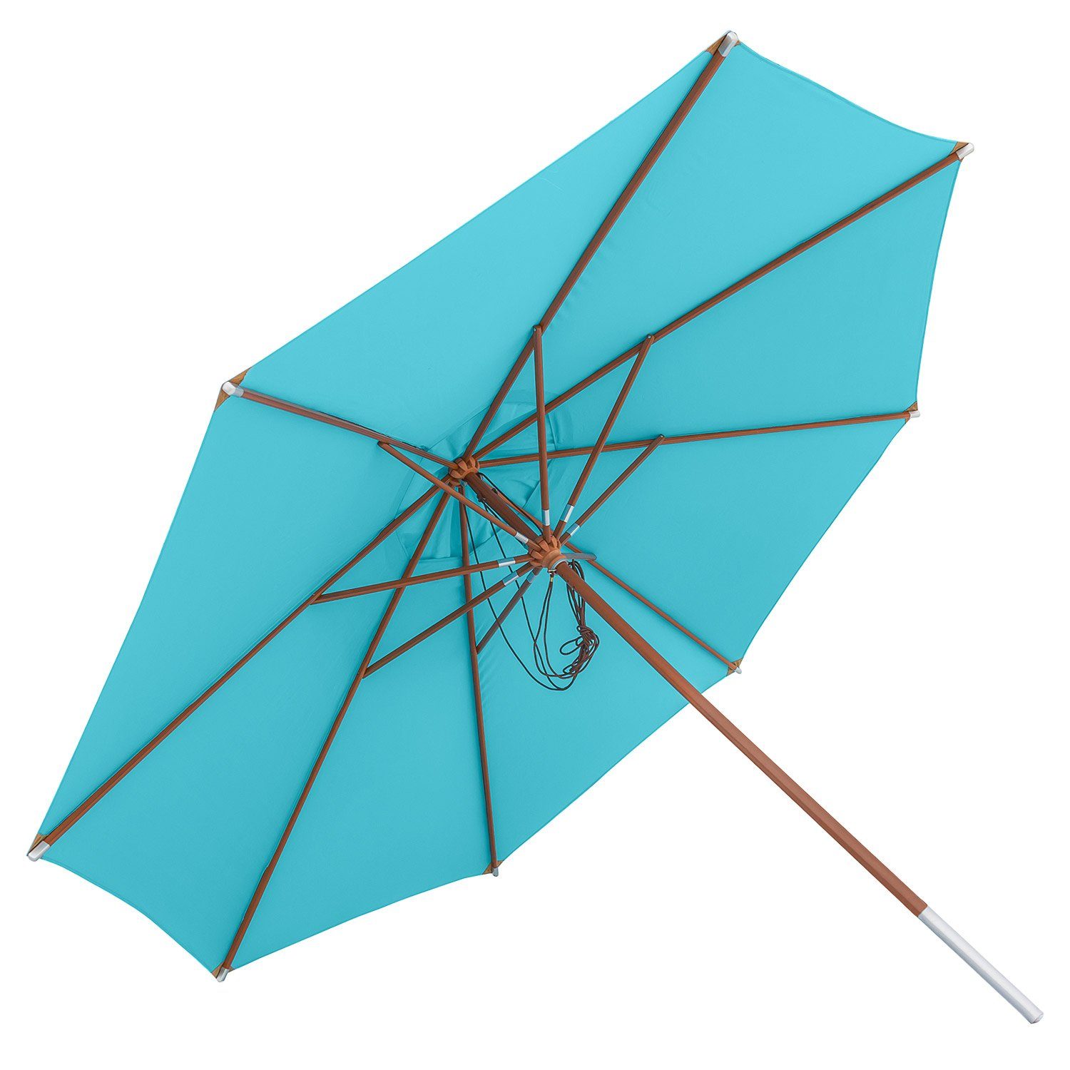 anndora-sonnenschirm Sonnenschirm 4m rund Gartenschirm Marktschirm, wasserabweisende Oberflächen