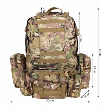 Redfink Freizeitrucksack Militär-Rucksack HQ 45L: Wasserdicht & Langlebig