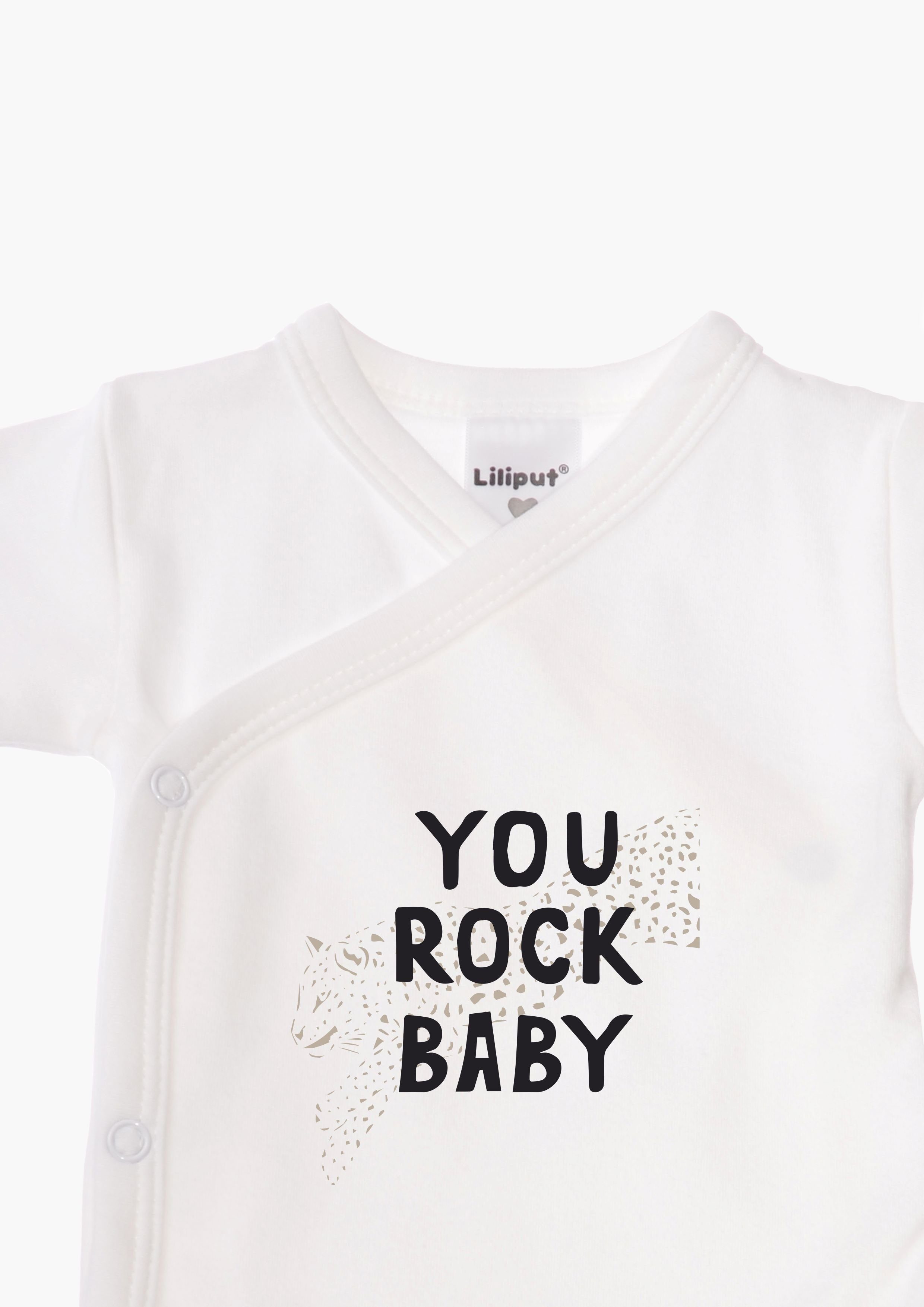 Liliput Wickelbody Rock Baby (2-tlg) mit Druckknopfleiste praktischer