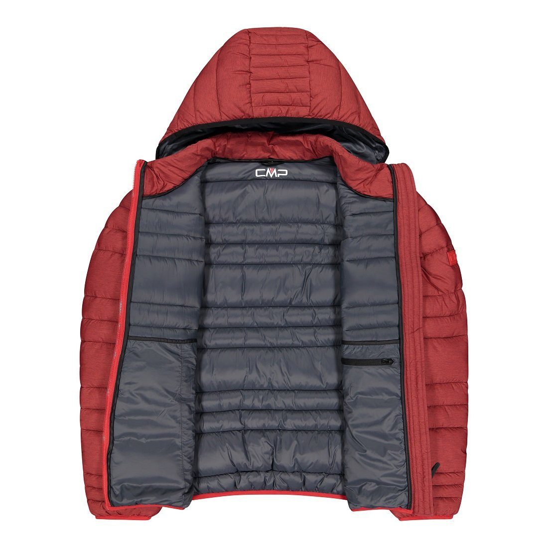 CMP Winterjacke mit Wattierung 3M Thinsulate meliert rot Herren