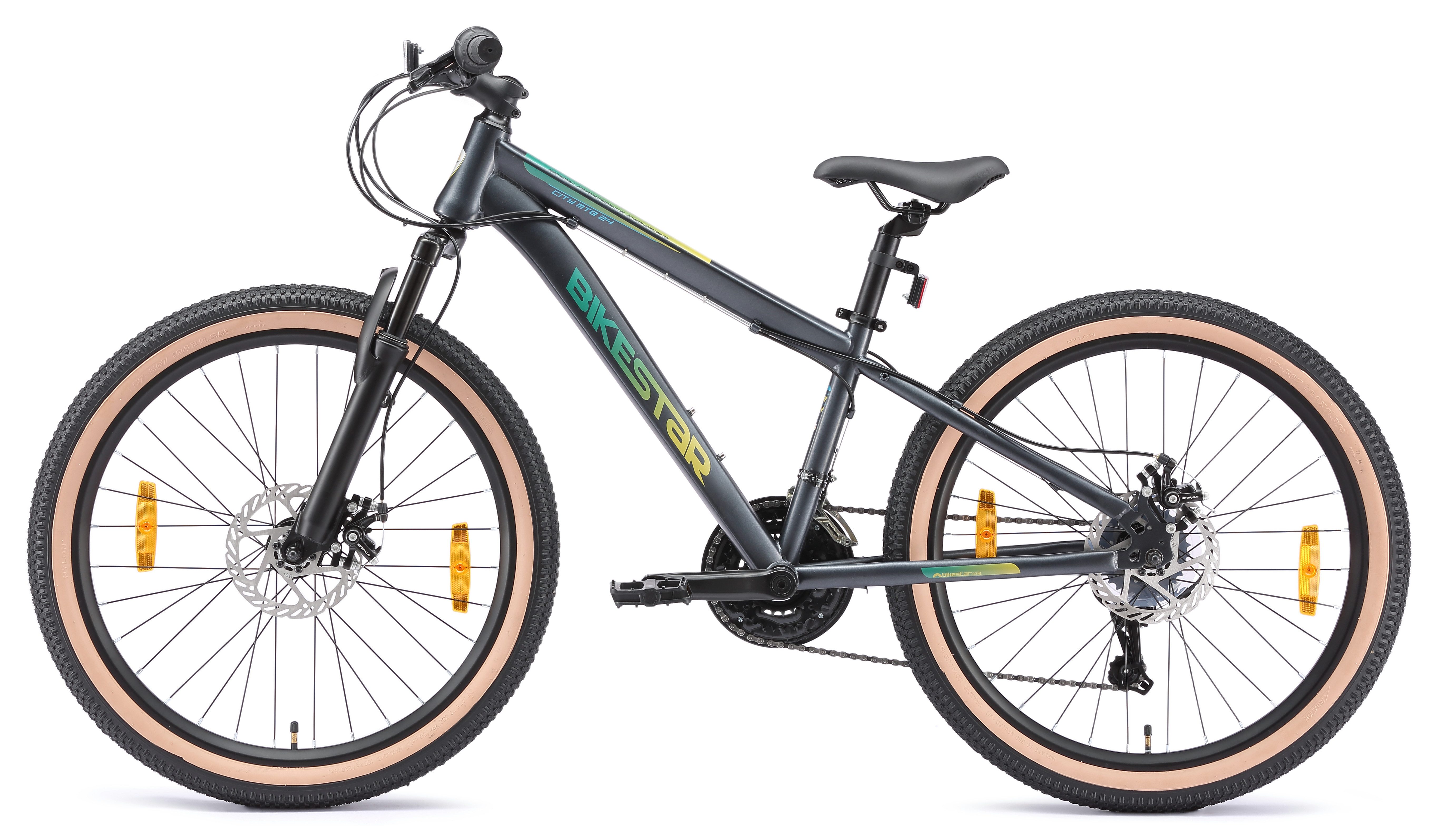 Bikestar Jugendfahrrad, 21 Gang Shimano RD-TY21 Schaltwerk, Kettenschaltung