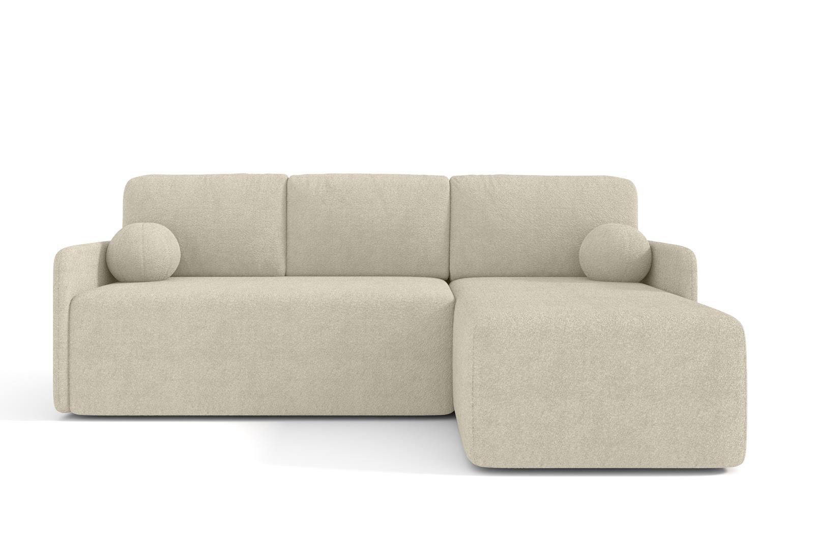 Compleo Ecksofa klein boucle, Eckcouch mit günstig online kaufen