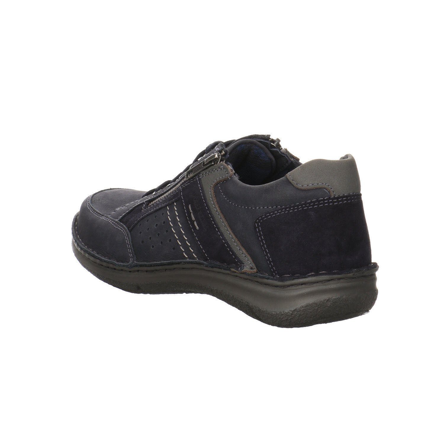 Josef Herren Anvers 87 (indigo-kombi) Schnürhalbschuhe Lederkombination Seibel Schnürschuh Blau Schnürschuh