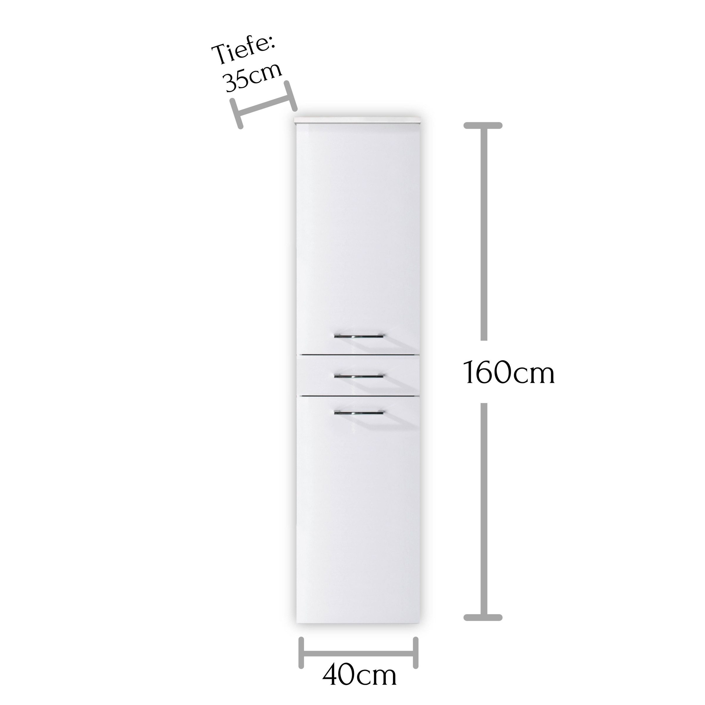 BEGA BBK Hochschrank 40 x 160 x 35 cm (B/H/T)