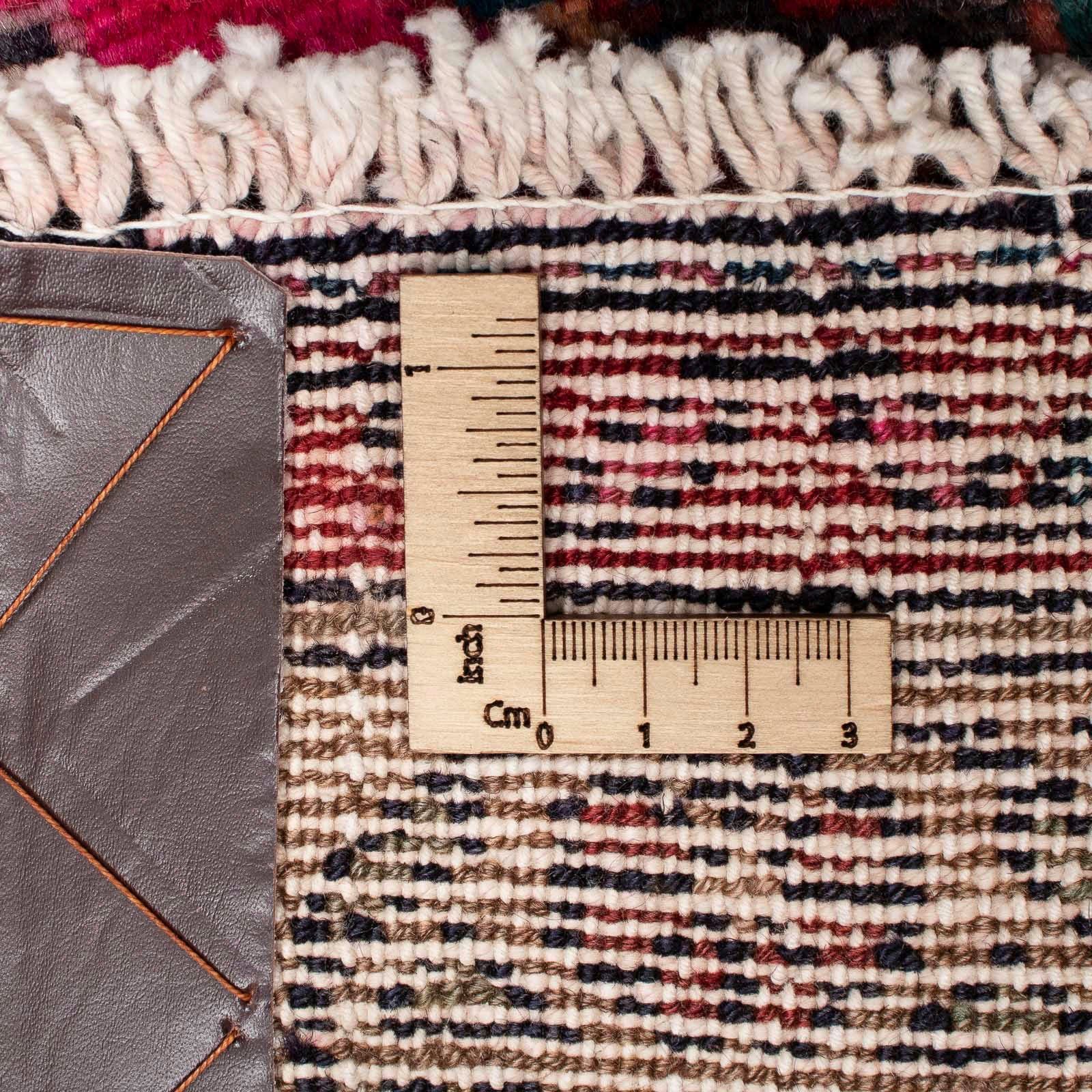 Wollteppich 15 Zertifikat x cm, 134 mm, Medaillon mit rechteckig, Bidjar morgenland, Höhe: 208 Unikat