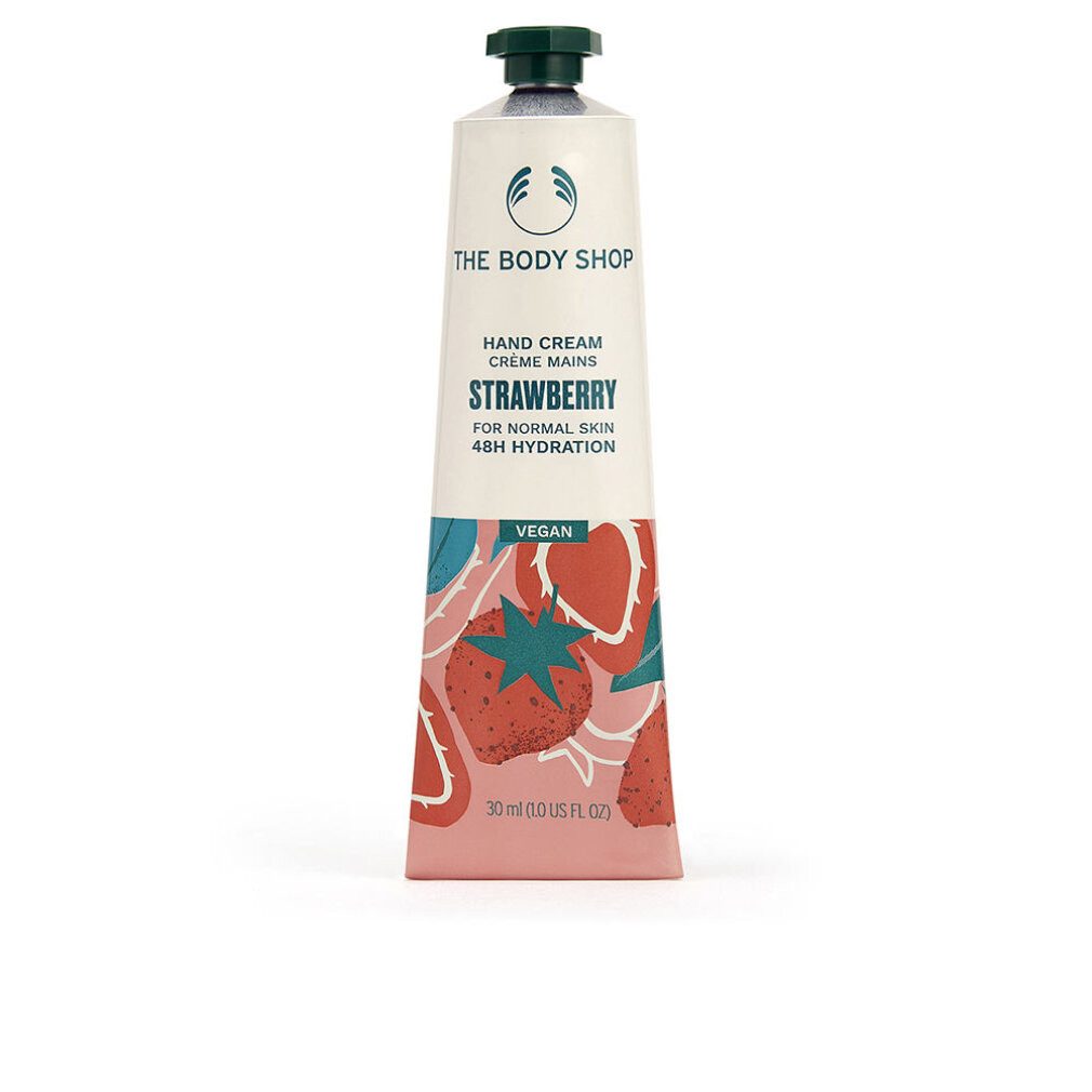The Body Shop Nagelpflegecreme Handcreme für normale Haut Erdbeere (Handcreme)