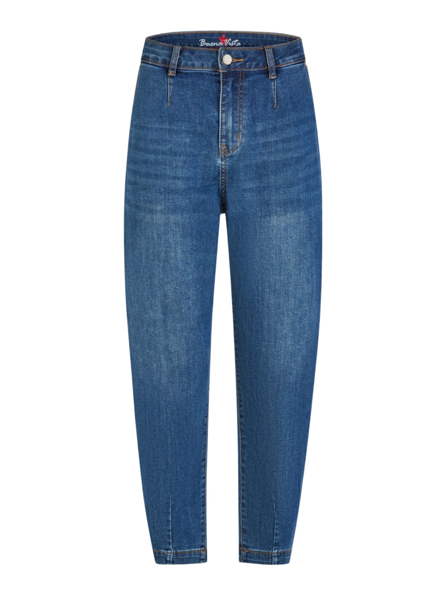 Buena Vista Stoffhose blau,Casual,Baumwolle,Unifarben,Regular Fit,Mittel