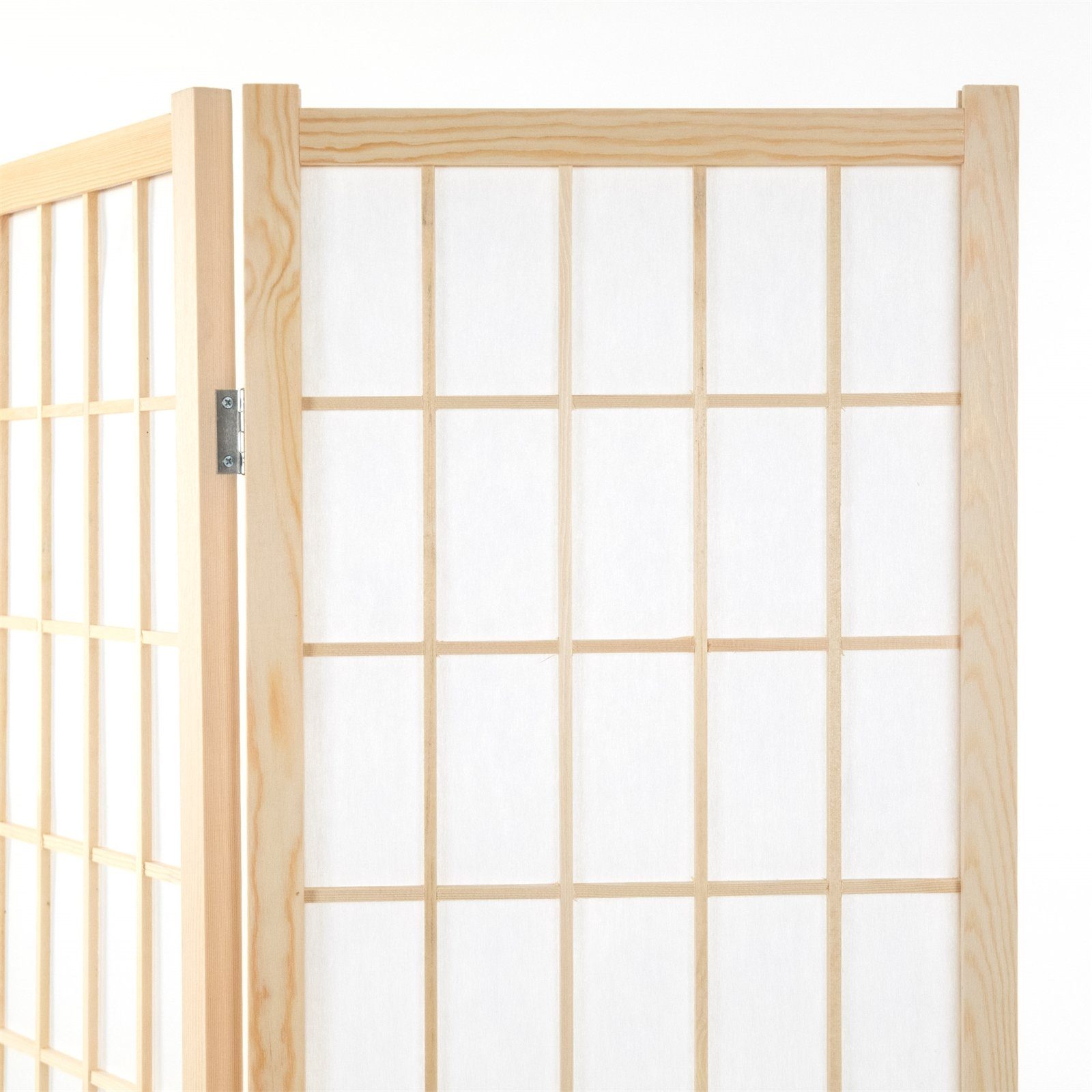 DESIGN DELIGHTS Paravent RAUMTEILER "CANVA II", Reispapier, 170x120 cm, Shoji Paravent