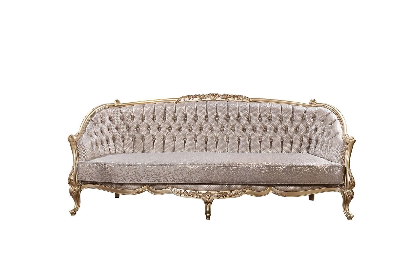 1 Chesterfield-Sofa Teile, in 3 Design Neu, Klassisch Luxus Europe Made Barock JVmoebel Sitz Sofa Wohnzimmer Textil Sofa