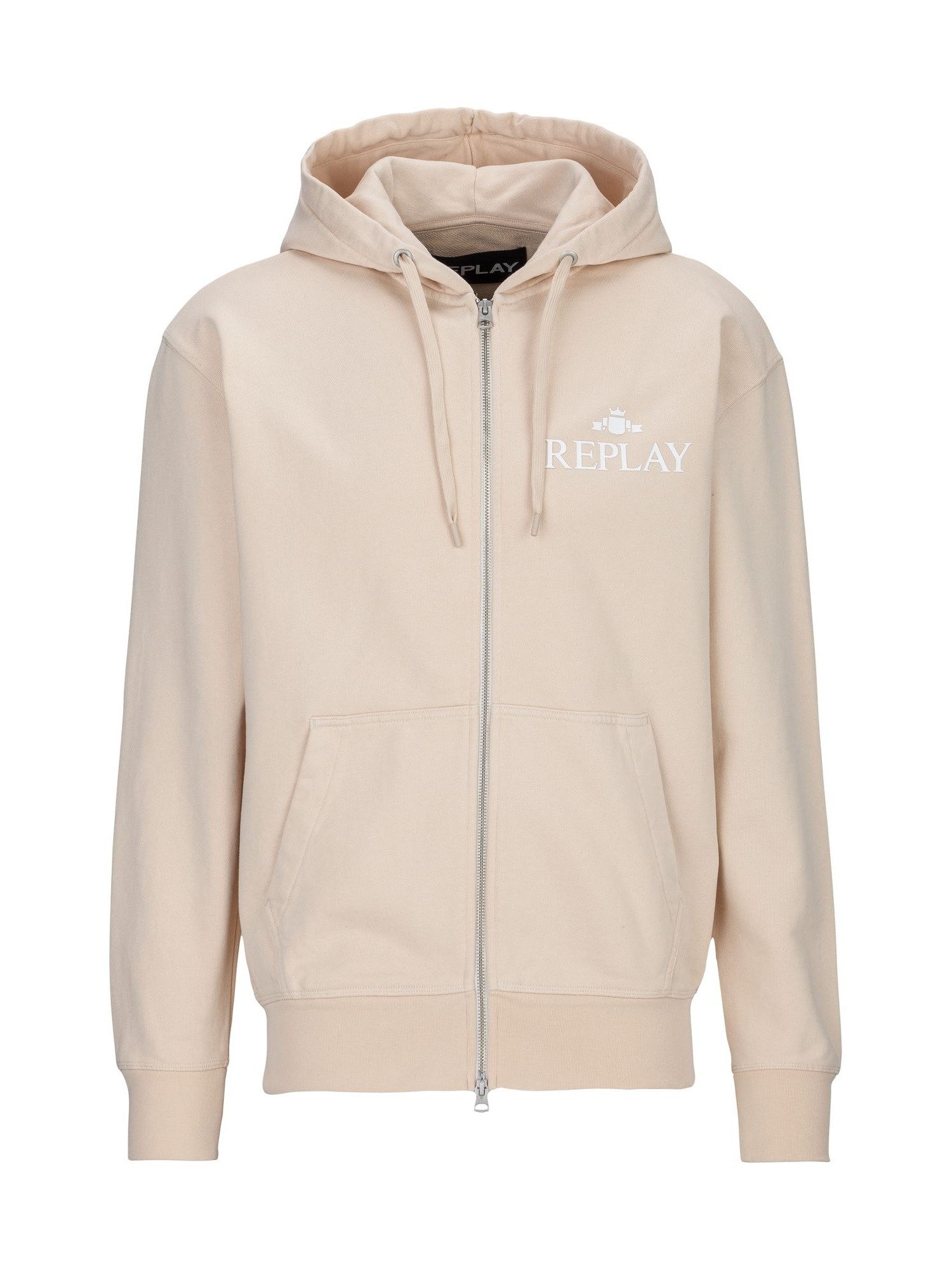 Replay Hoodie Sweatshirtjacke mit Kapuze