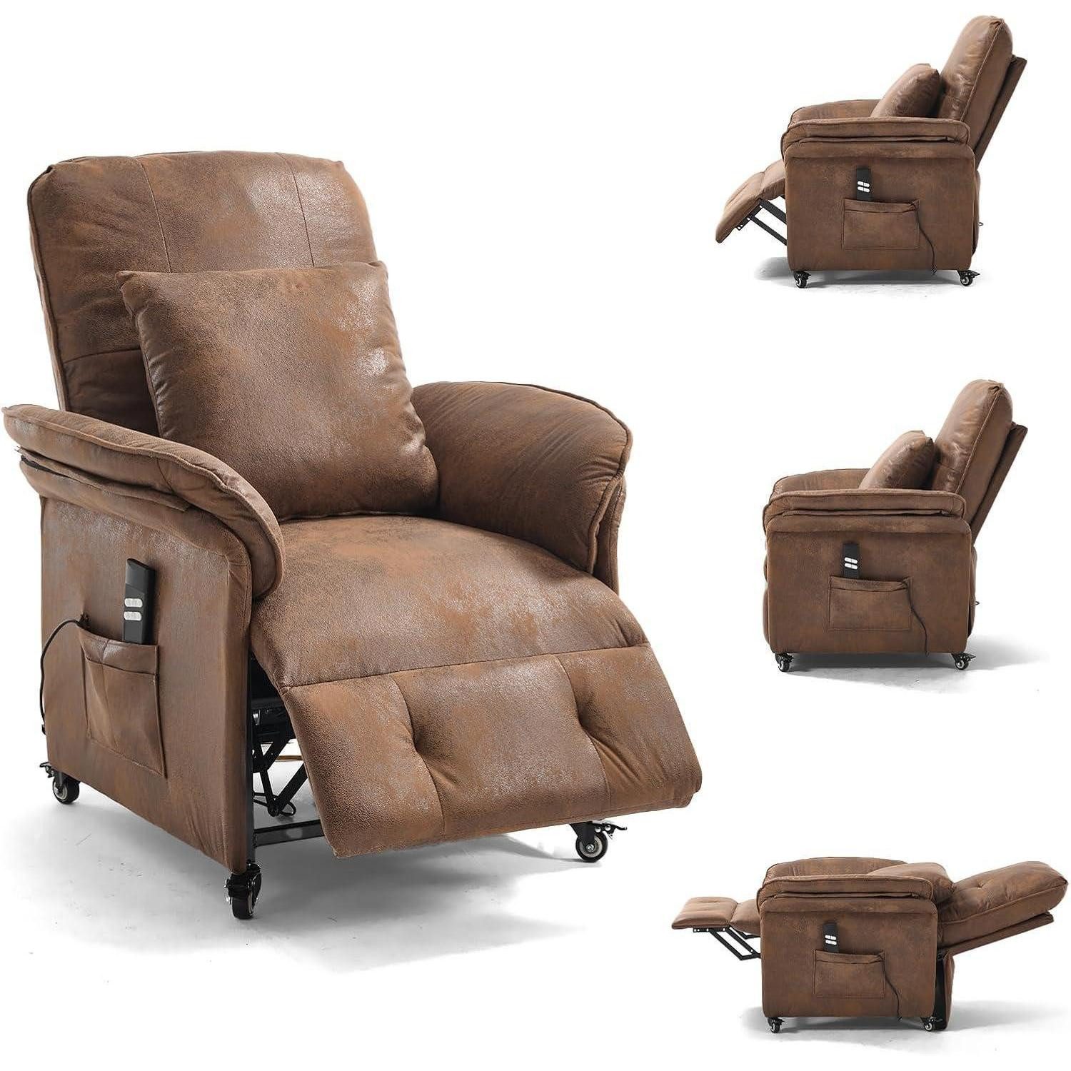 LuxusKollektion Armlehnstuhl Relaxsessel elektrisch 2 Motoren Liegefunktion günstig online kaufen