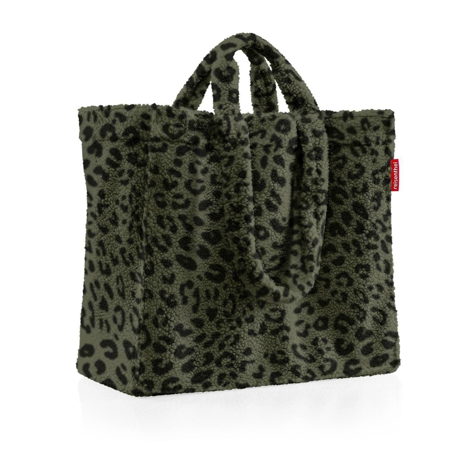 REISENTHEL® Tragetasche SOFTSHOPPER, Olivgrün, Polyester, Teddystoff, 28 Liter, Tragegriffe, B 47 x H 38,5 x T 18 cm