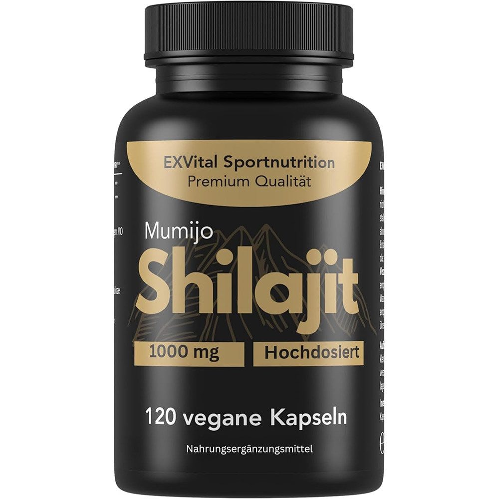 Mumijo Shilajit Kapseln. Original aus dem Himalaya, 80% Fulvinsäure. Kapseln, 120 St., 74 g