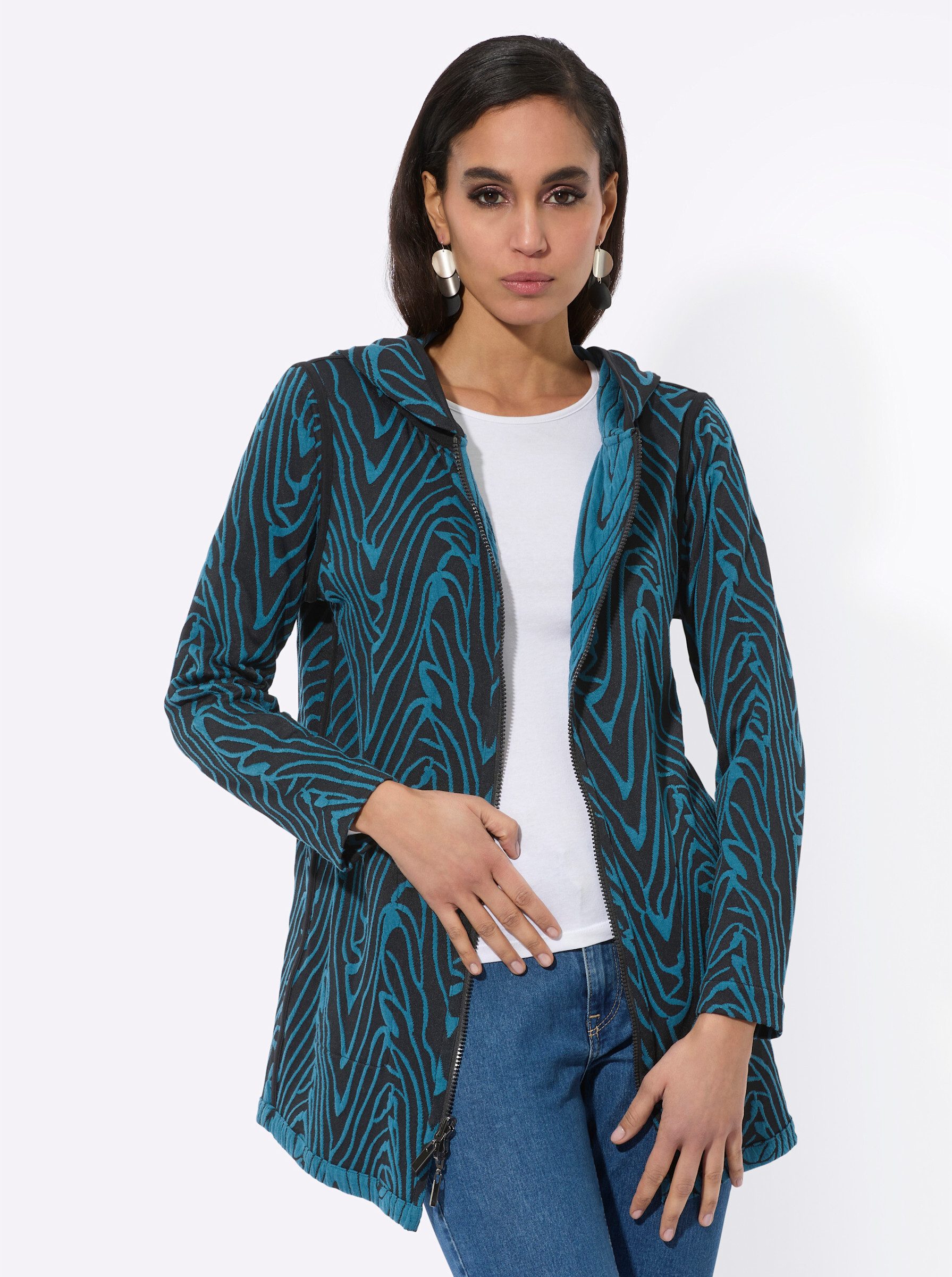 Shirtjacke Wende-Shirtjacke Langarm