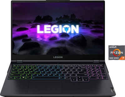 Lenovo Legion 5 15ACH6A Notebook (39,62 cm/15,6 Zoll, AMD Ryzen 7 5800H, Radeon RX 6600M, 512 GB SSD, Kostenloses Upgrade auf Windows 11, sobald verfügbar)