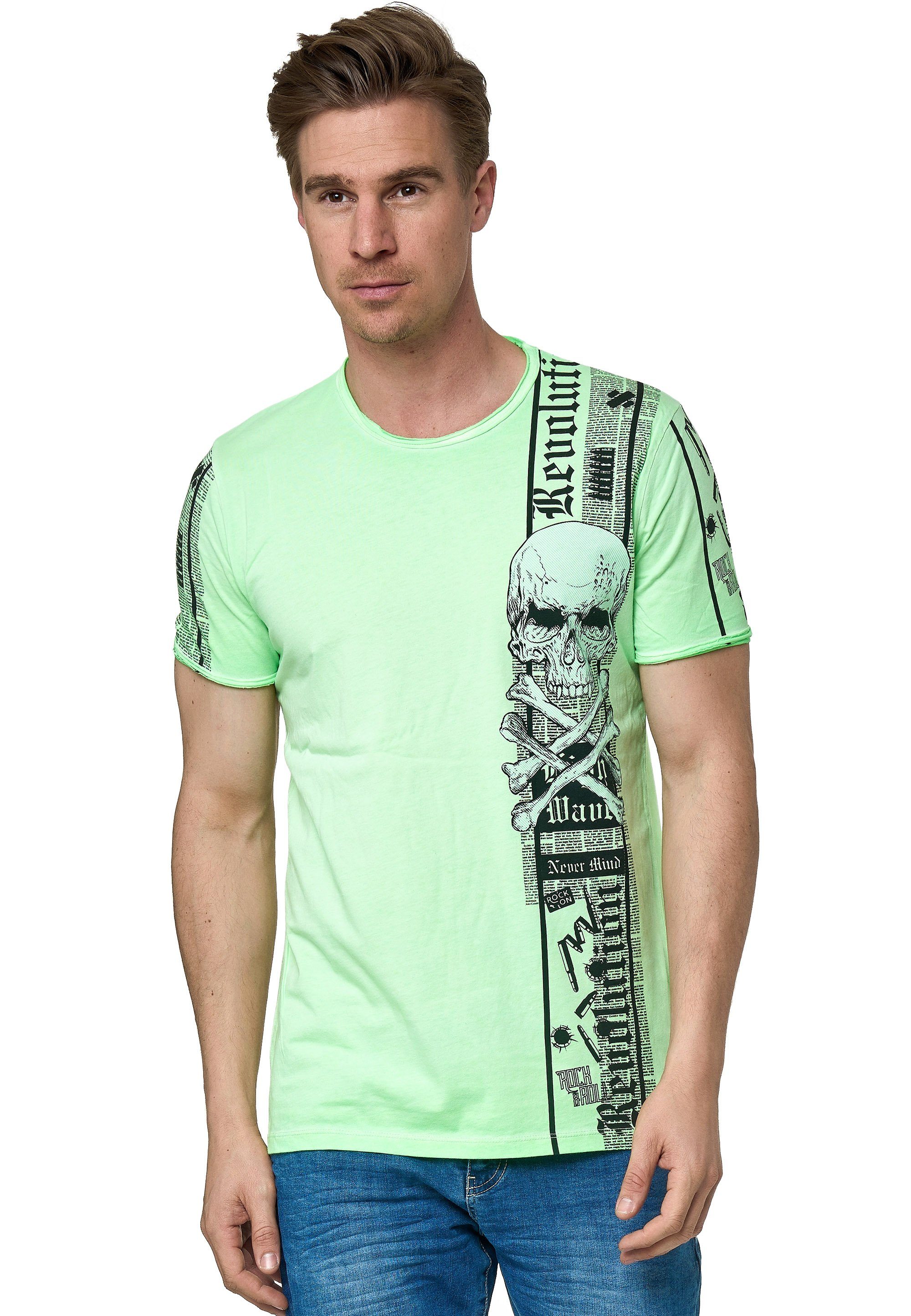 Rusty Neal T-Shirt, im verwaschenen Look günstig online kaufen