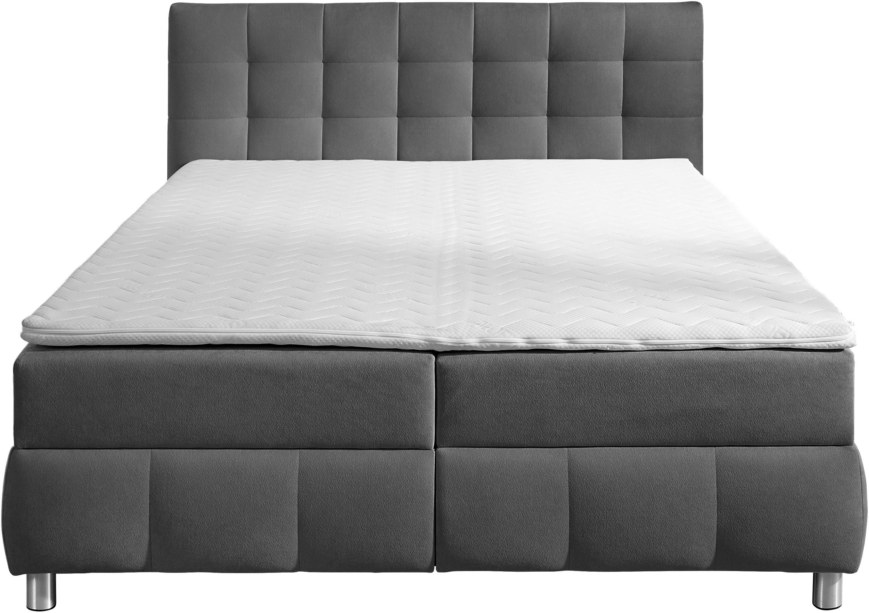Home affaire Boxbett Marvao inkl. Bettkasten und Topper, Boxbett mit Bettkasten, inkl. Topper – Bild 3 von 5