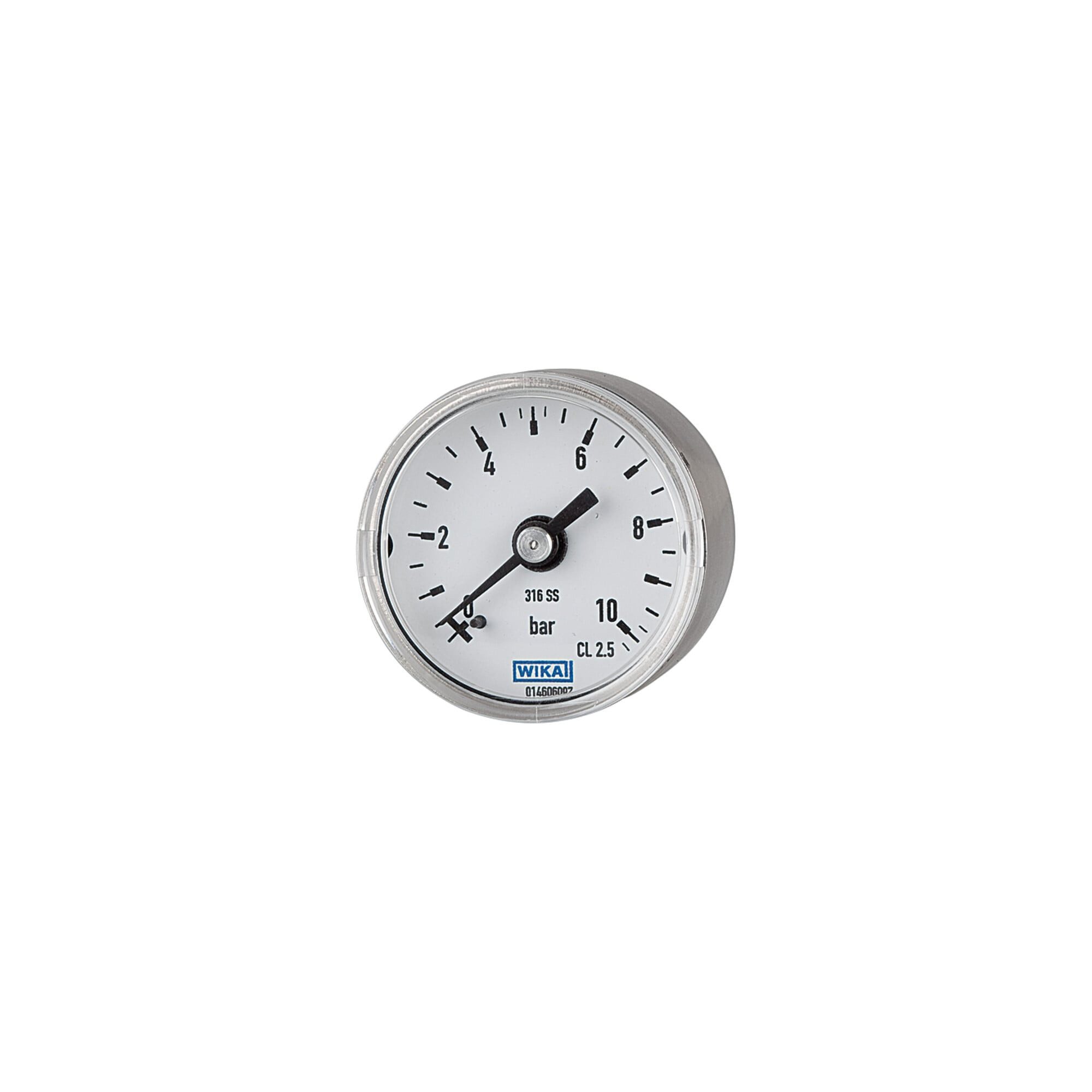 RIEGLER Reifenfüllmessgerät Riegler Manometer Ã˜ 40 mm, G 1/8 rückseitig, Messber. 0 - 2,5 bar, V4
