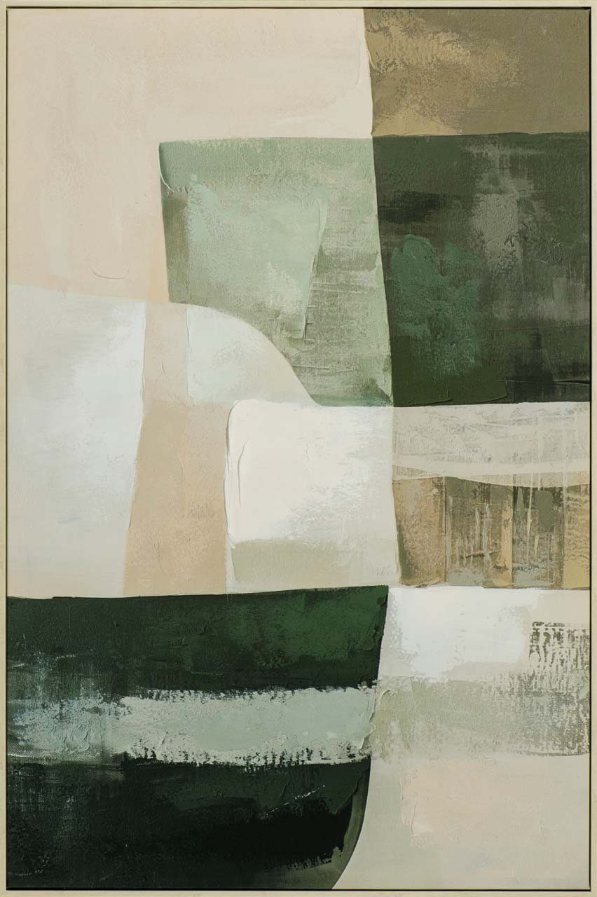 ArtUniverse Gemälde Green Nature 80x120 cm, Grüne Harmonie