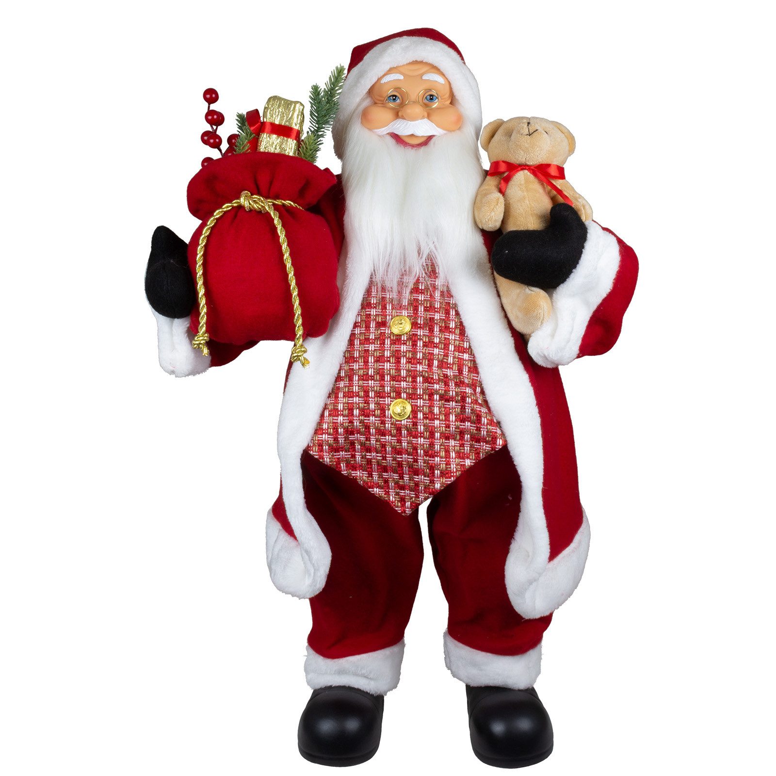 Christmas Paradise Weihnachtsmann Weihnachtsmann Stehend 80cm (1 St), Weihnachtsdeko