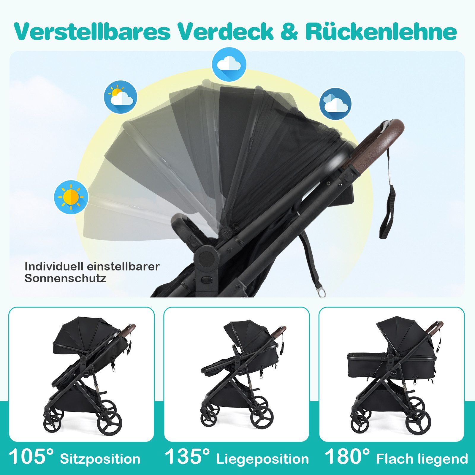COSTWAY Reisebuggy - Bild 2