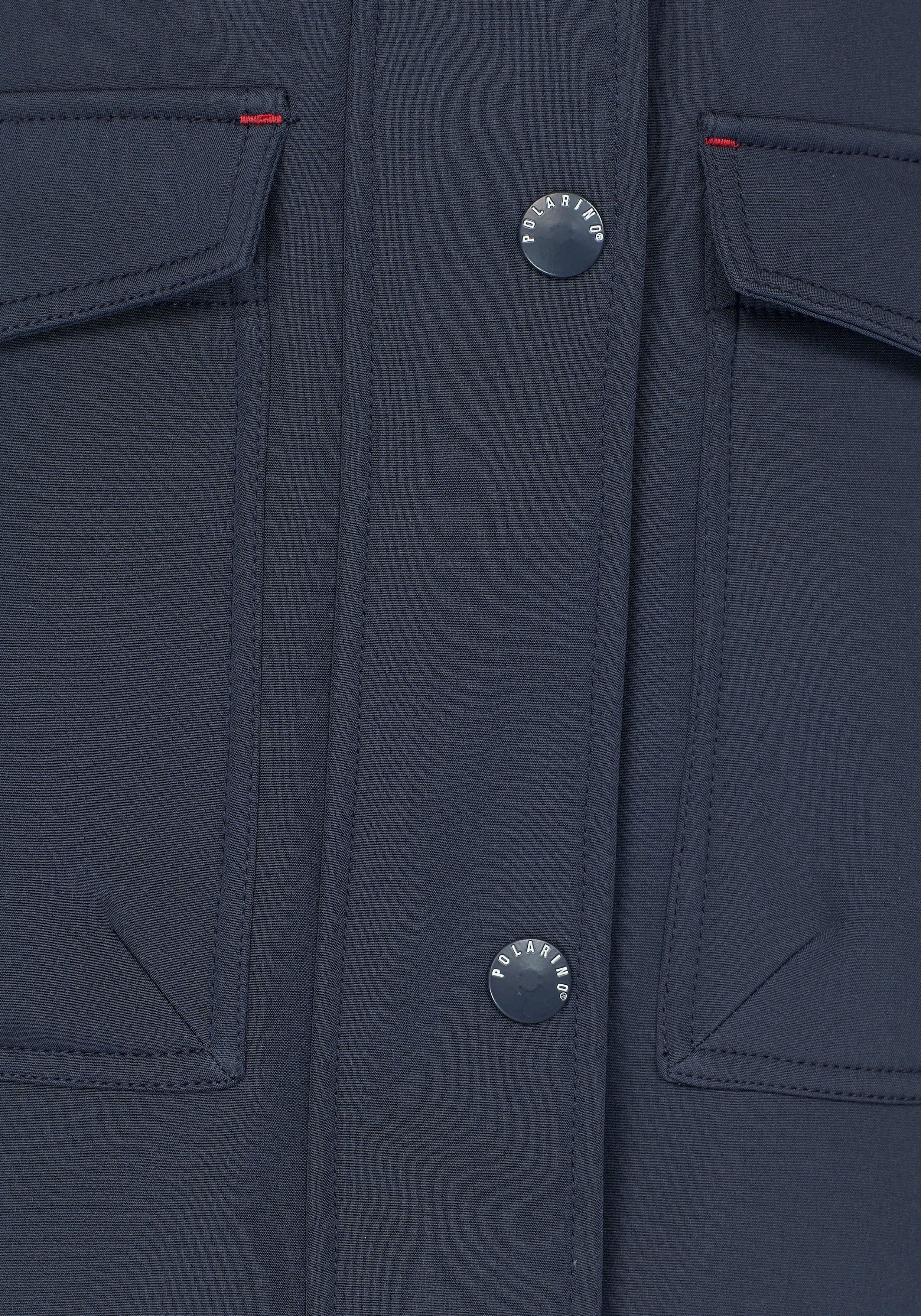 Polarino Softshellparka mit Fleece-Innenseite, aus Softshell, wasserabweisend, winddicht