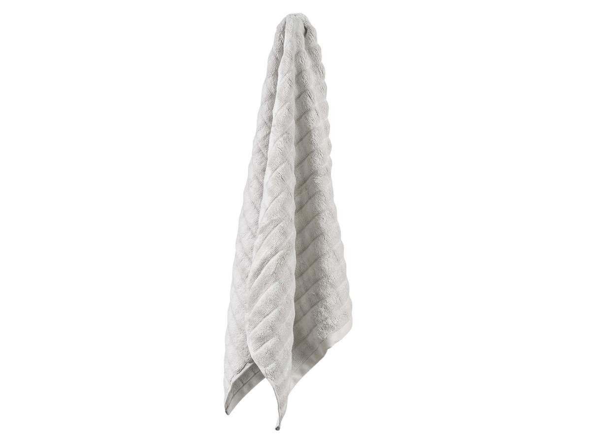 Zone Denmark Baumwollstoff (1-St), Design, Inu, Oberfläche schlichtes soft 50x100cm, weiche skandinavisches Handtuch grey