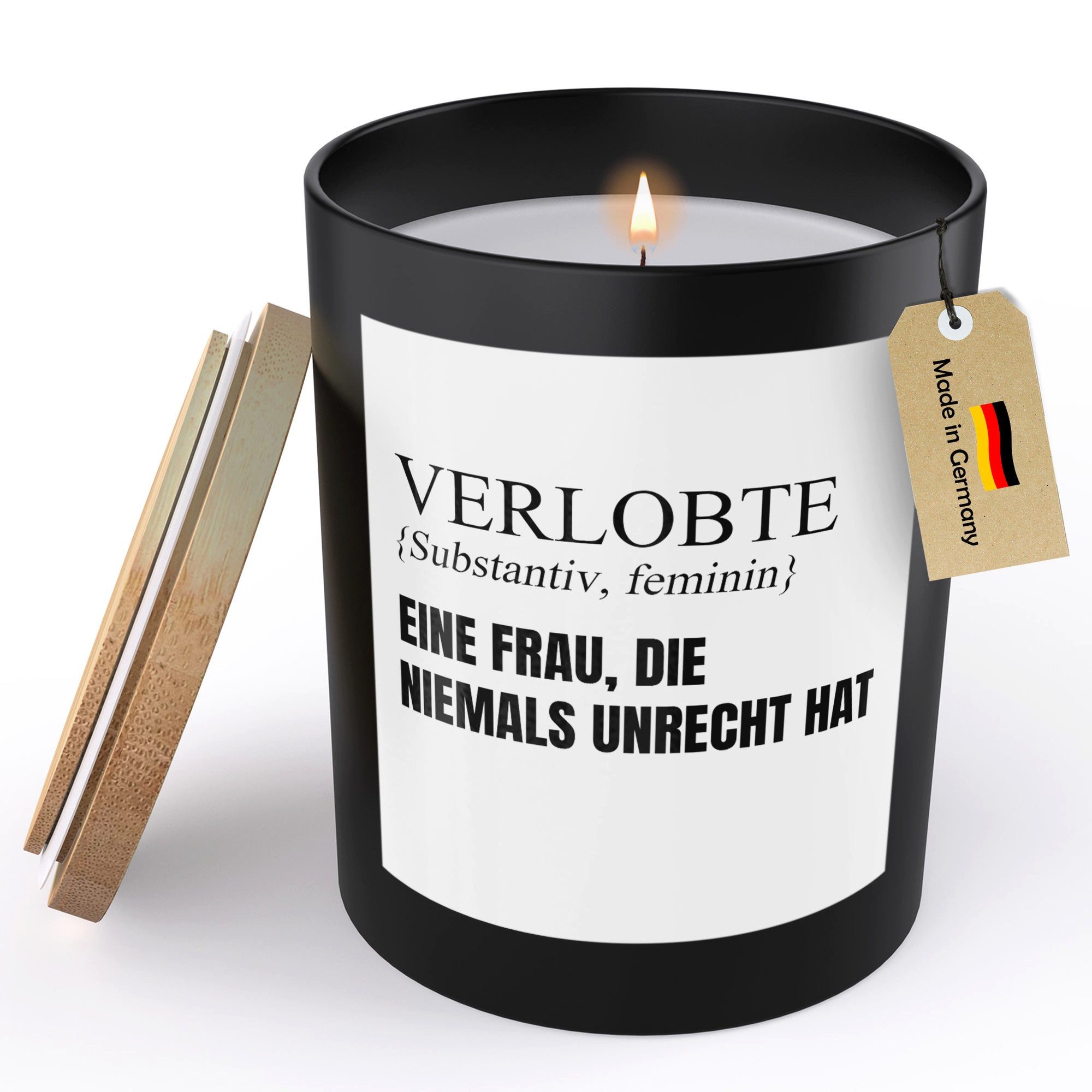 22Feels Duftkerze Deko Verlobte Geschenk Verlobung Frauen Bride To Be Hochzeitsplanung, MADE IN GERMANY, Europäisches Sojawachs, Handgegossen
