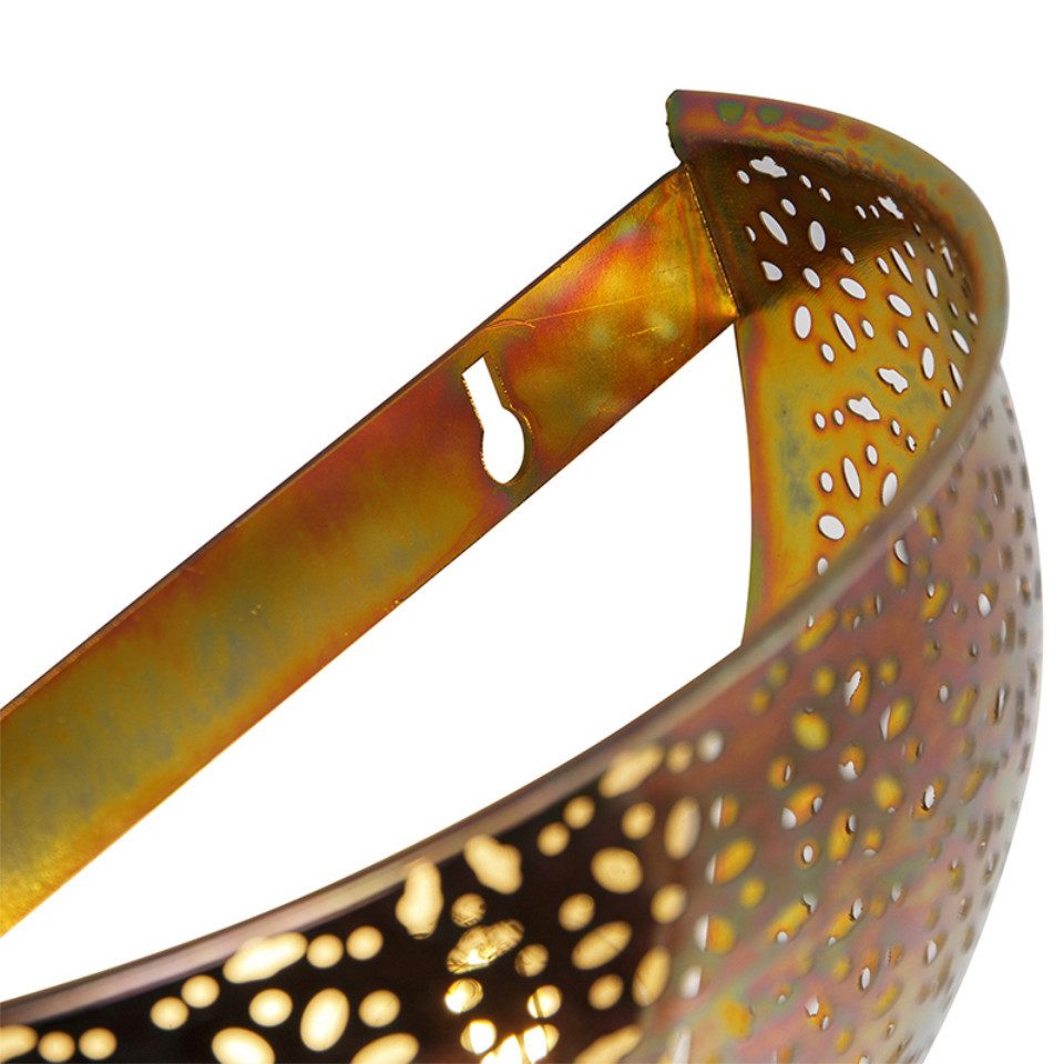 Qazqa Wandleuchte Maruf,sinbad,zayn, ohne Leuchtmittel, E14, Bronze, Orientalisch, Stahl, 1-flammig