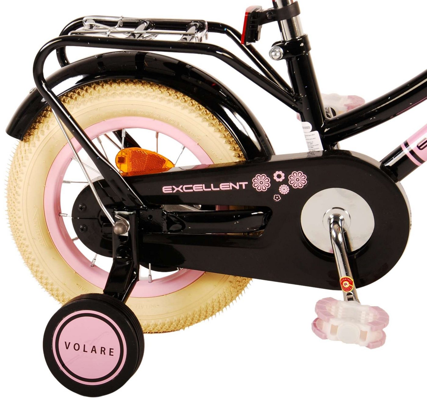 Thumbnail - Volare Kinderfahrrad - Excellent - Mädchen - 12 oder 14 Zoll- bis 60kg - Rücktrittbremse, 85% zusammengebaut, 3 - 4,5 Ja...