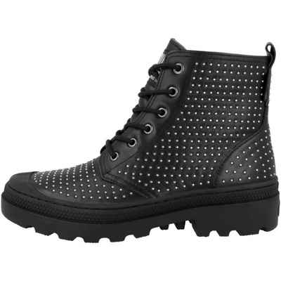 Palladium Pampa Avenue Hi Zip Stud Damen Schnürboots