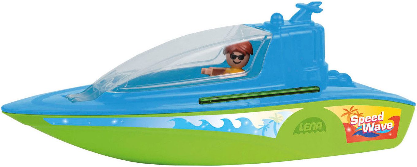 Lena® Spielzeug-Boot Boazz Sportboot, ohne Pumpe, inklusive Spielfigur, Made in Europe