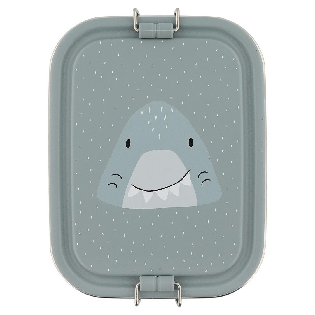 Lunchbox Trixie Brotdose Lunchbox aus Edelstahl Mr Shark Hai Small