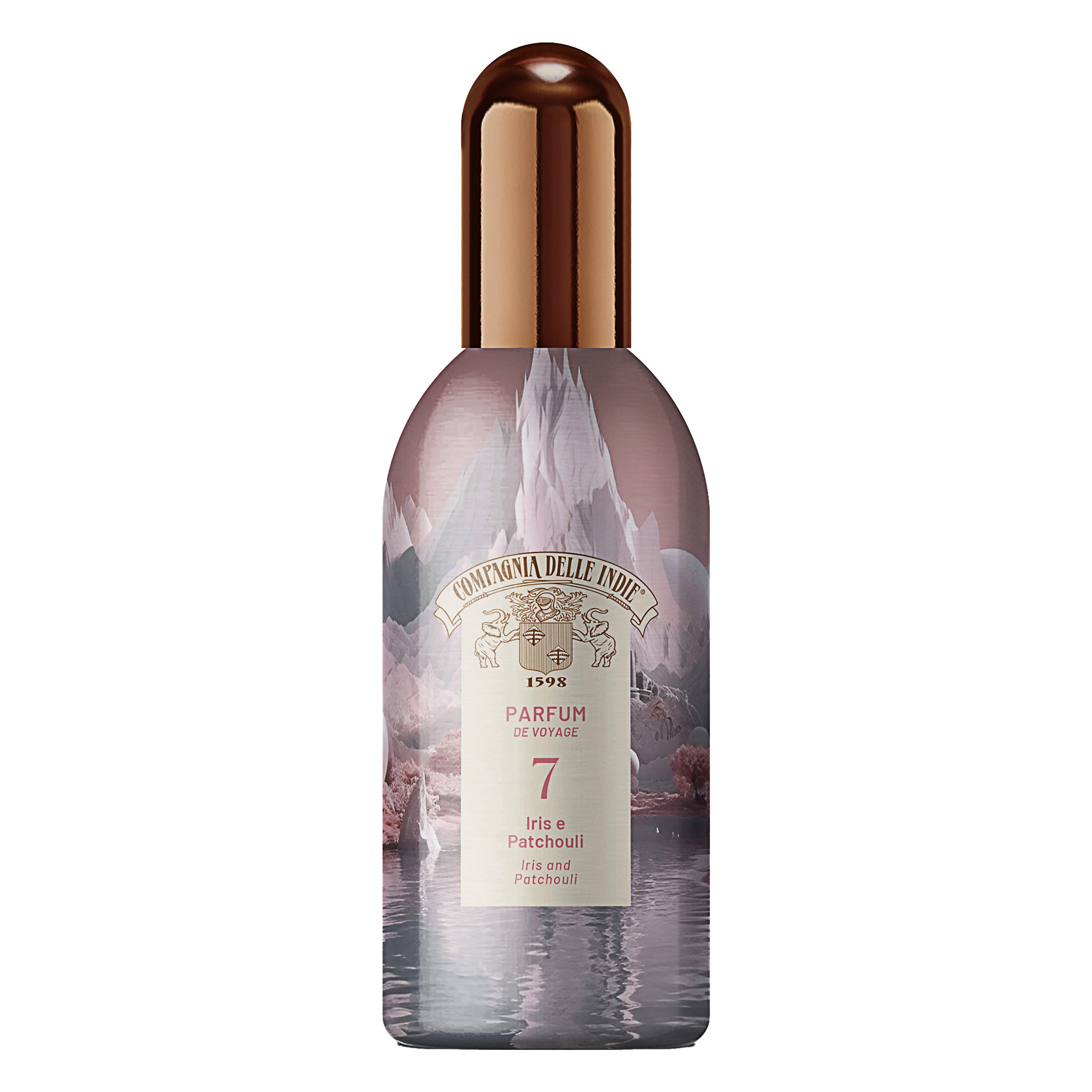 Compagnia delle Indie Eau de Parfum Parfum de Voyage 7 Iris & Patchouli, 100 ml – blumig & romantisch