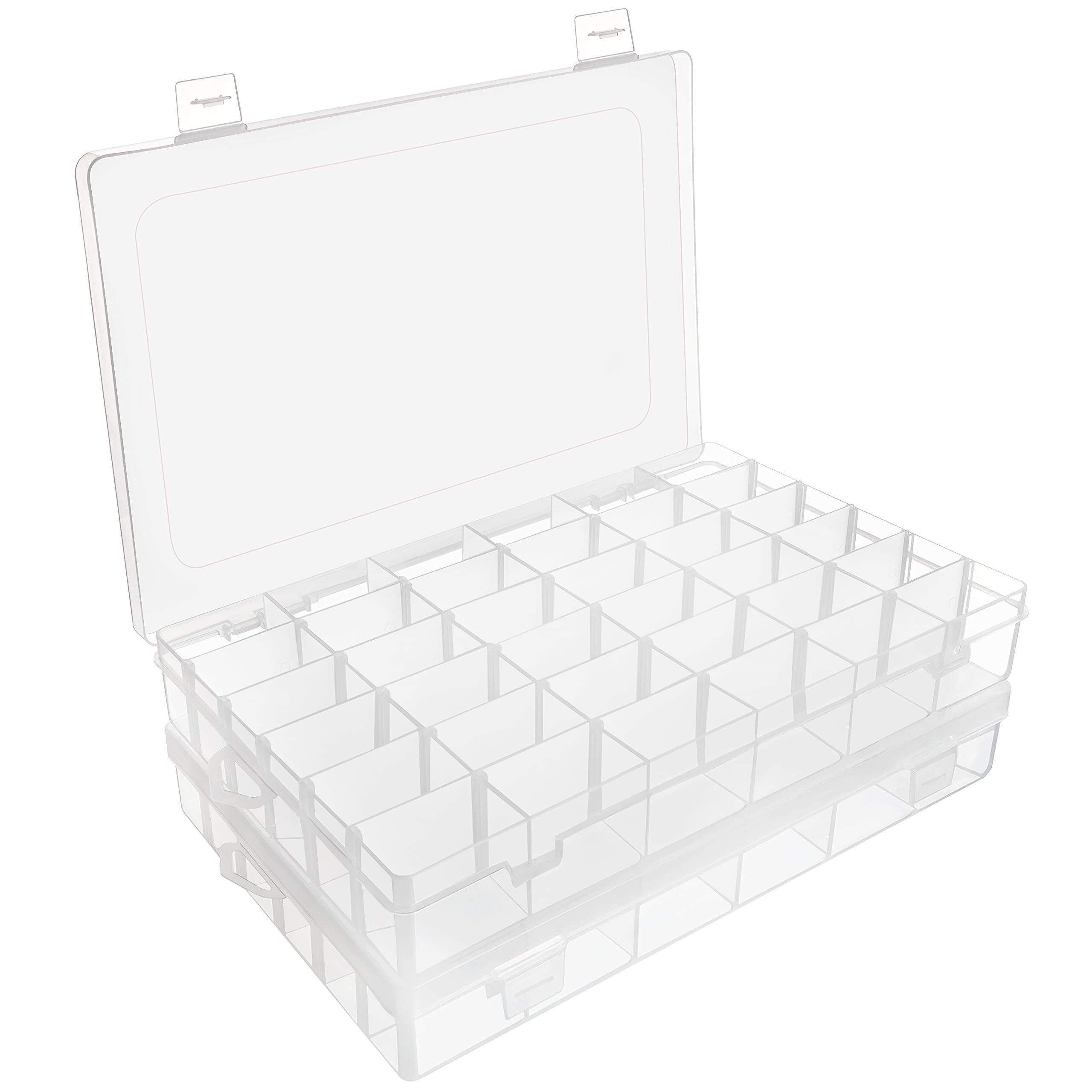 Aufbewahrungsbox Kleinteile Sortierkästen - 27,3 x 17,6 x 4,3 cm - 36 Fächer