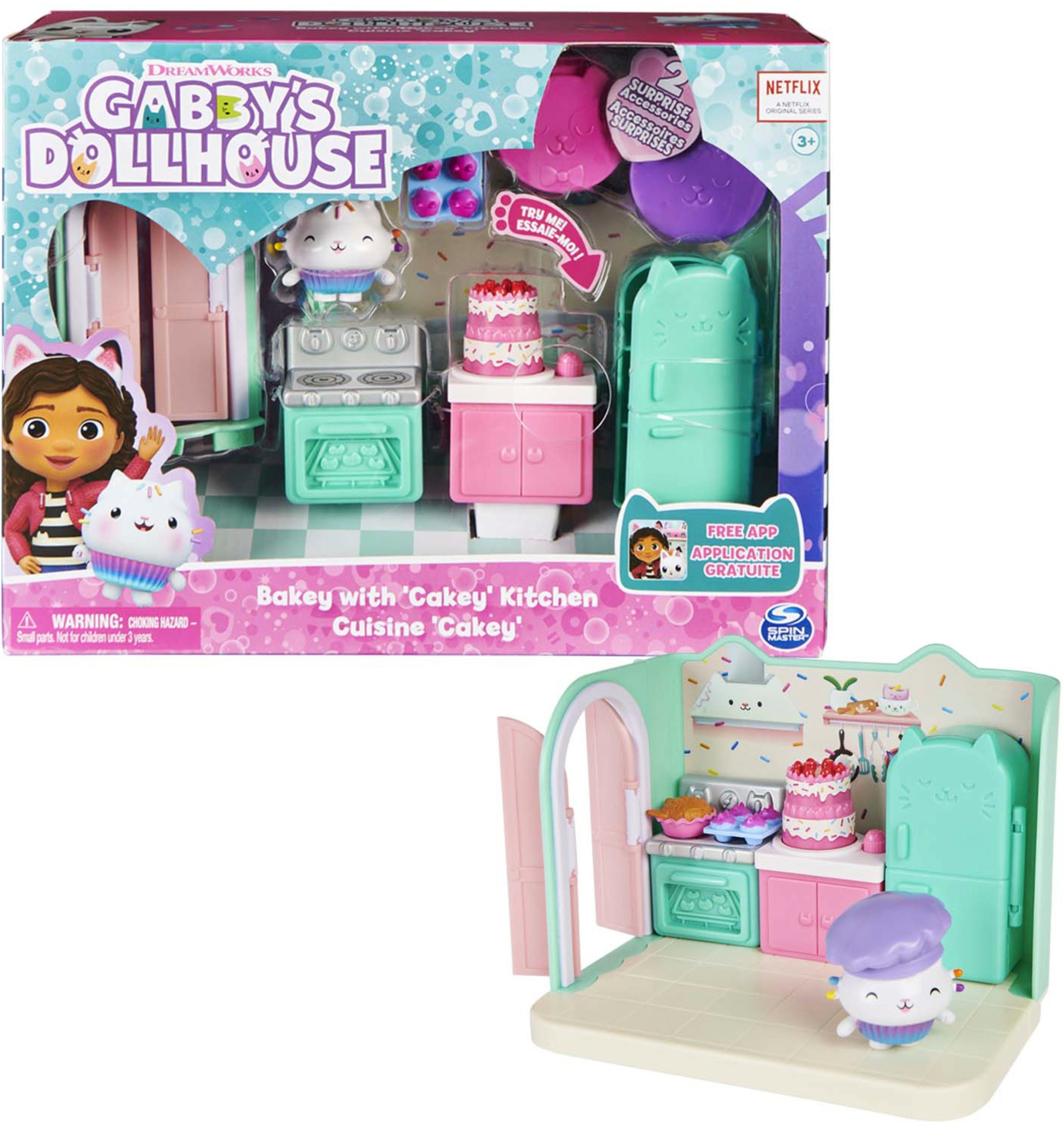 Spin Master Spielwelt Gabby's Dollhouse – Deluxe Room – Cakey's Küche