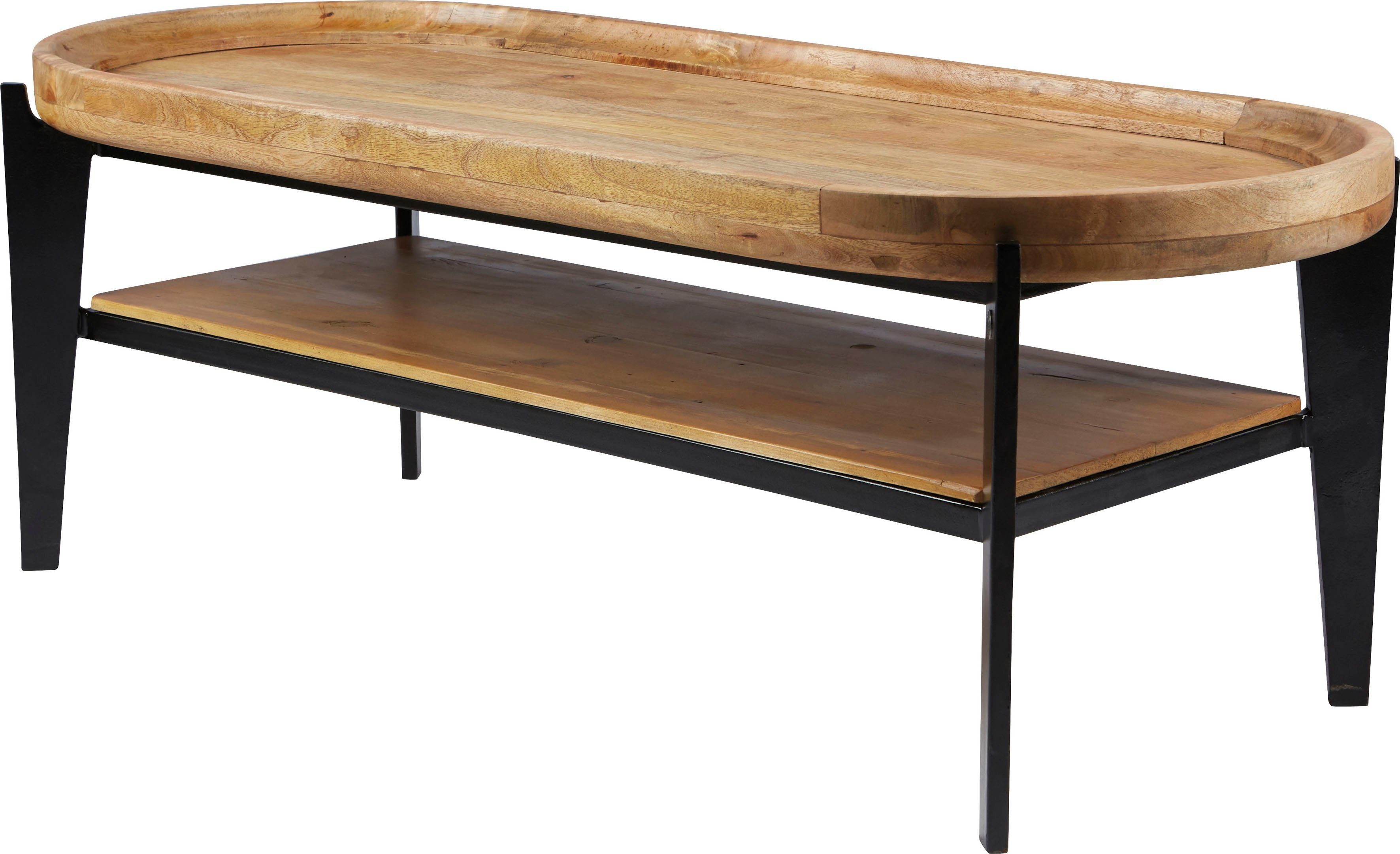 SIT Couchtisch T-TRAY TABLE LONG, mit Ablage und abnehmbarem Tablett