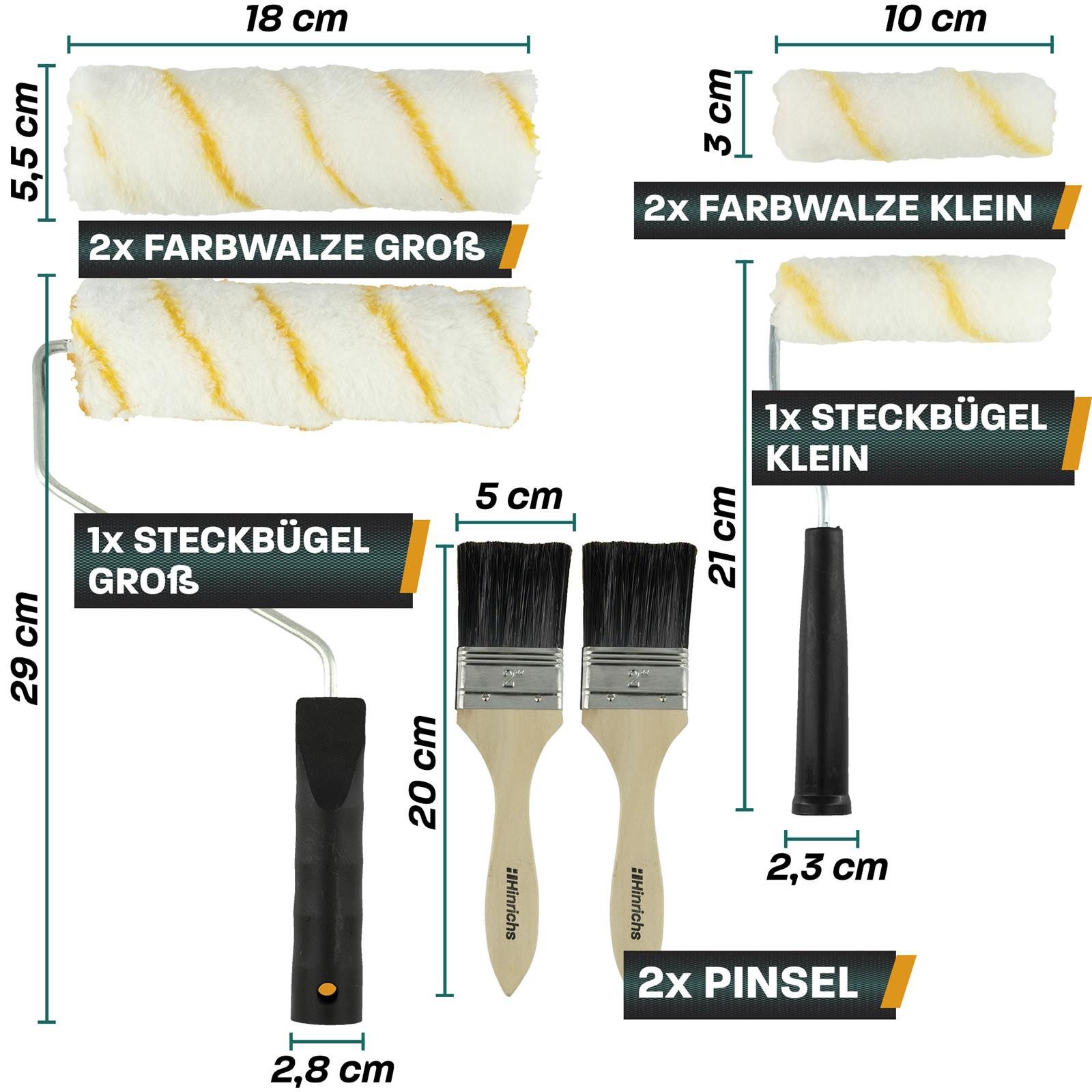 Hinrichs Werkzeugset Hinrichs Malerset, (Set), Renovierungsset günstig online kaufen