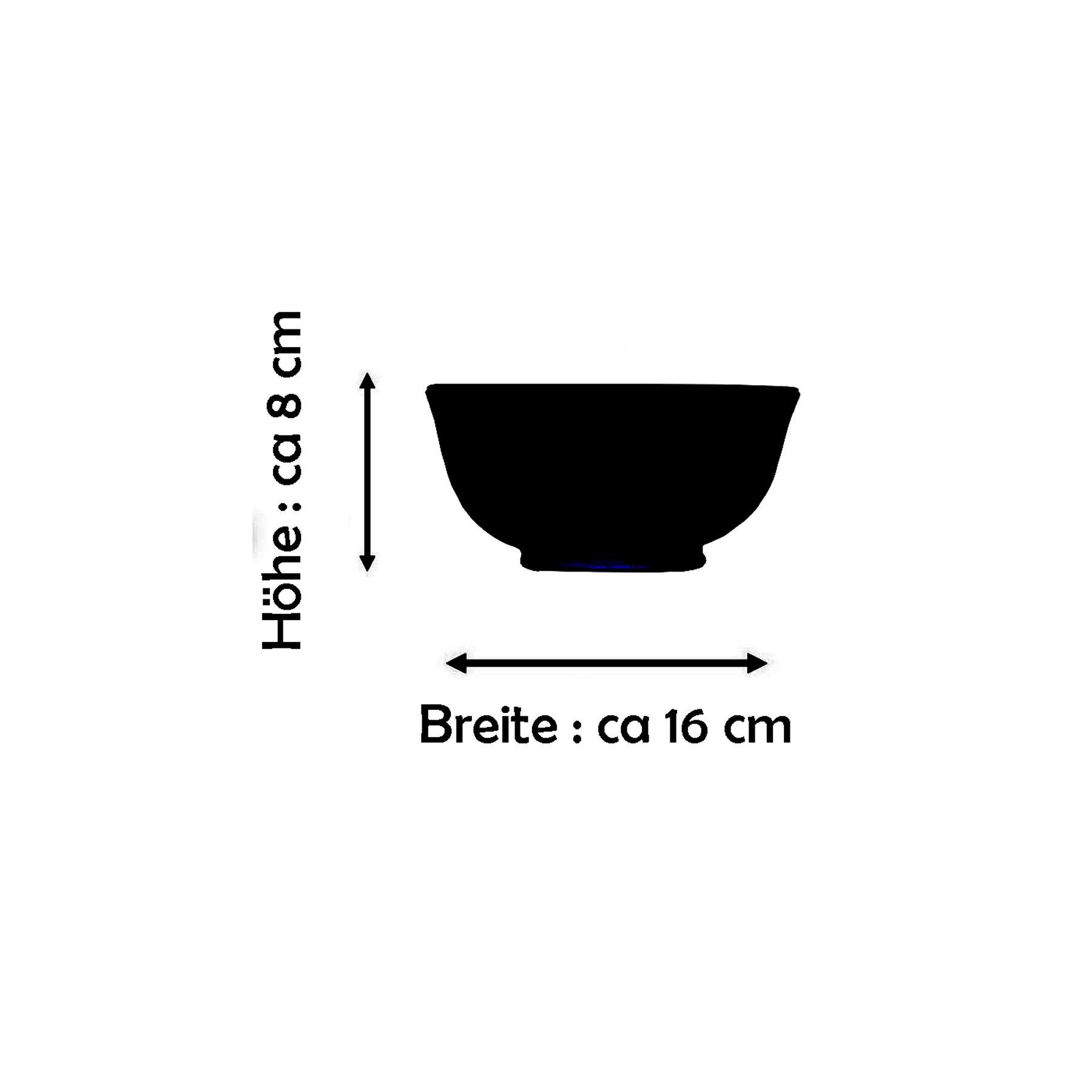 SIMANDRA Schüssel Orientalische marokkanische Keramikschüssel, Keramik, (Mittel, 1-tlg), handarbeit