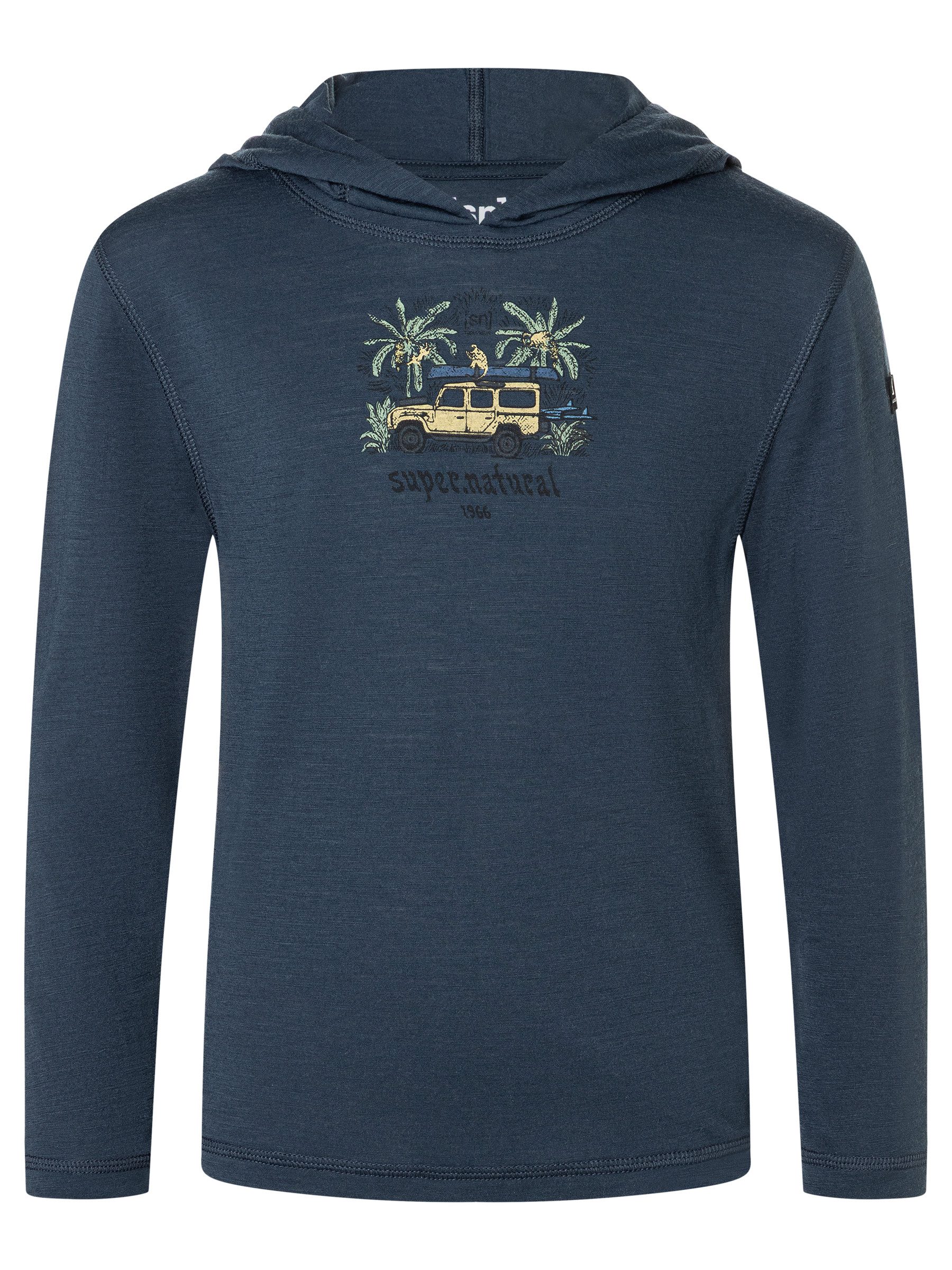 Hoodie für Kinder,Merino K TROPICAR LIGHT HOODIE