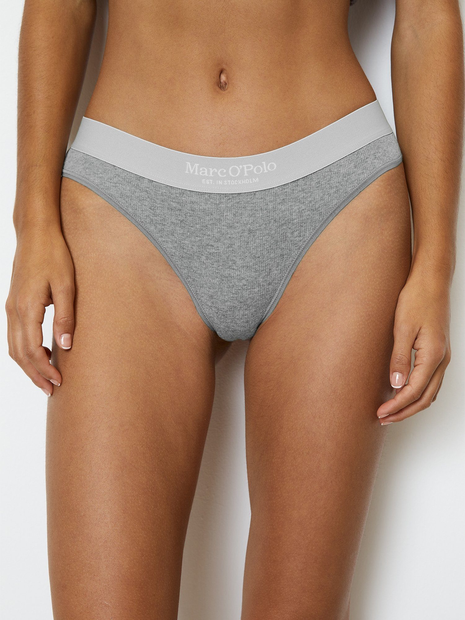 Marc O'Polo String Iconic Rib (2-St) unterhose unterwäsche tanga