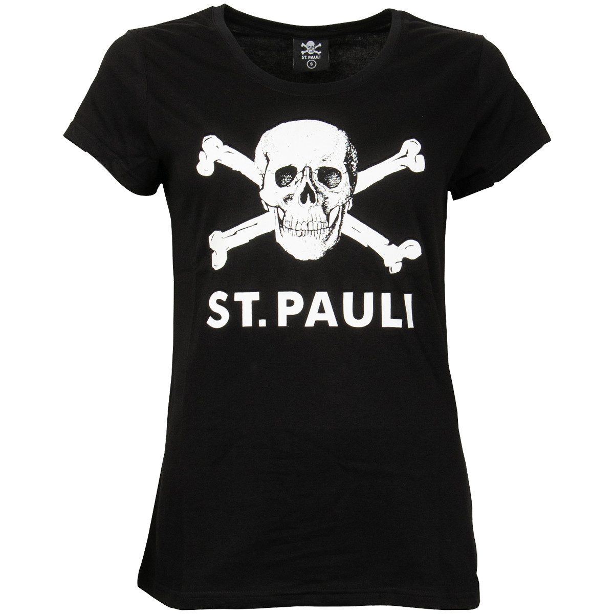 FC St. Pauli T-Shirt Totenkopf taillierter günstig online kaufen