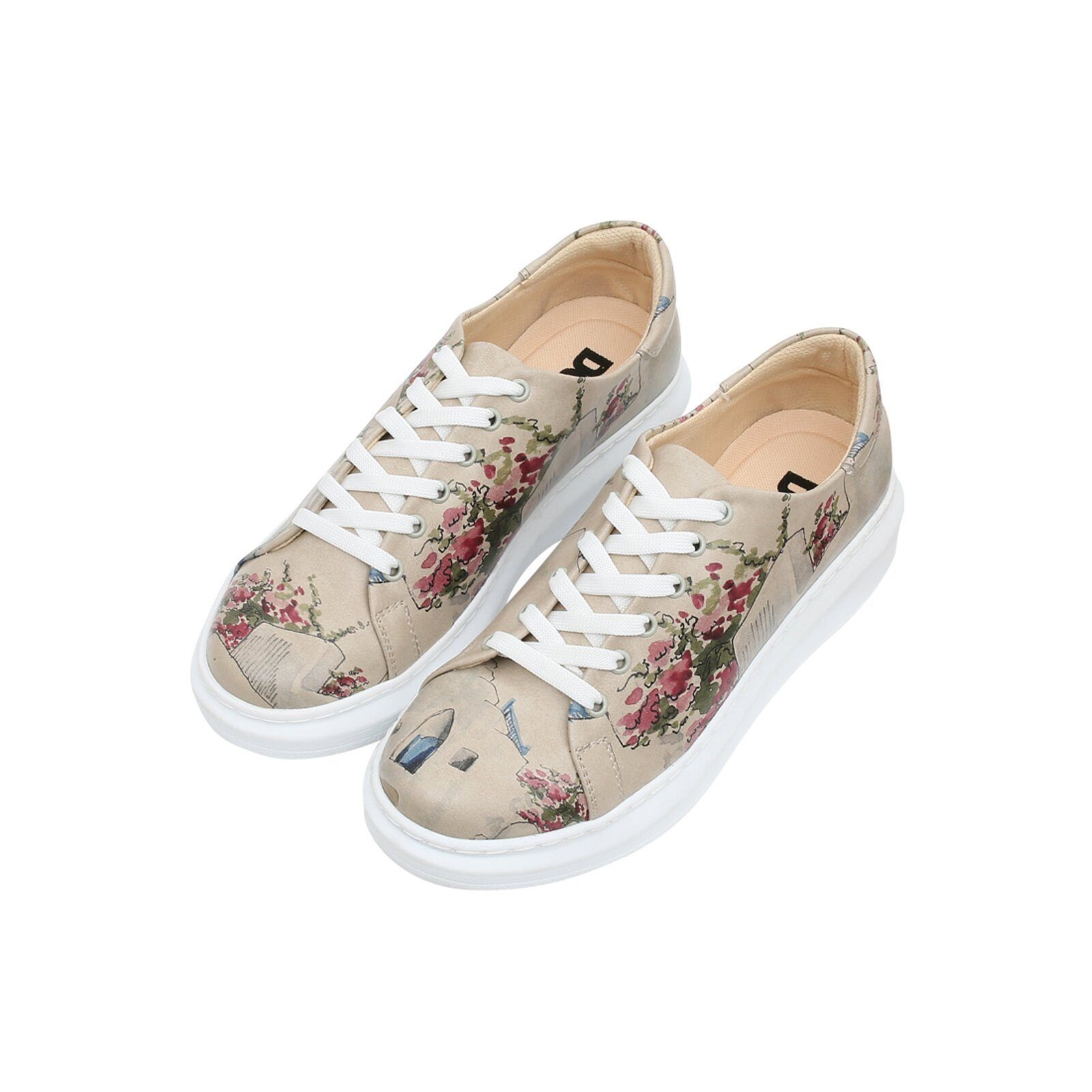 DOGO Myra Low-Top Sneaker Paperflower Damen Sneaker Plateausneaker Handgefe günstig online kaufen