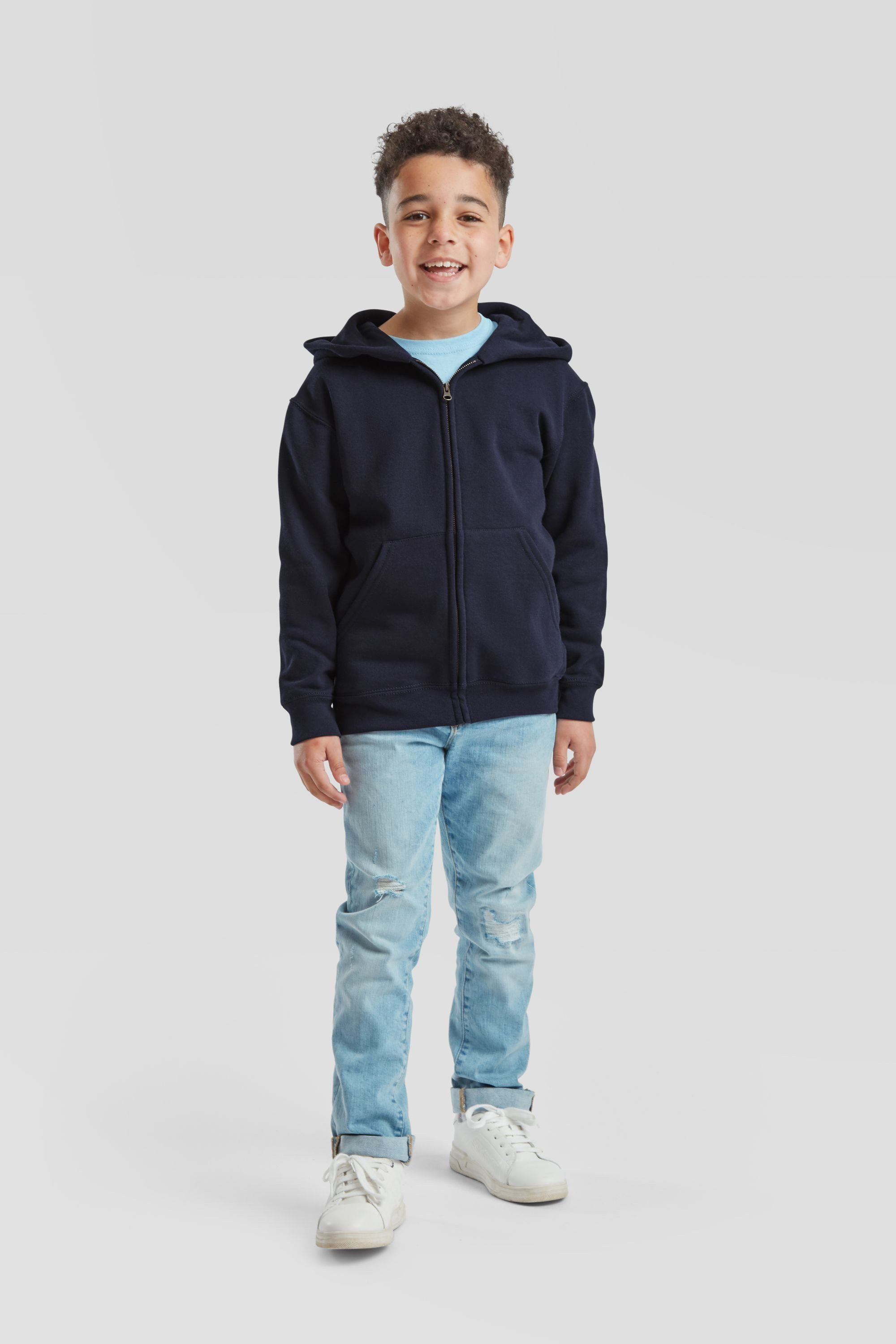Fruit of the Loom Sweatjacke Classic Hooded Sweat Jacket Kids