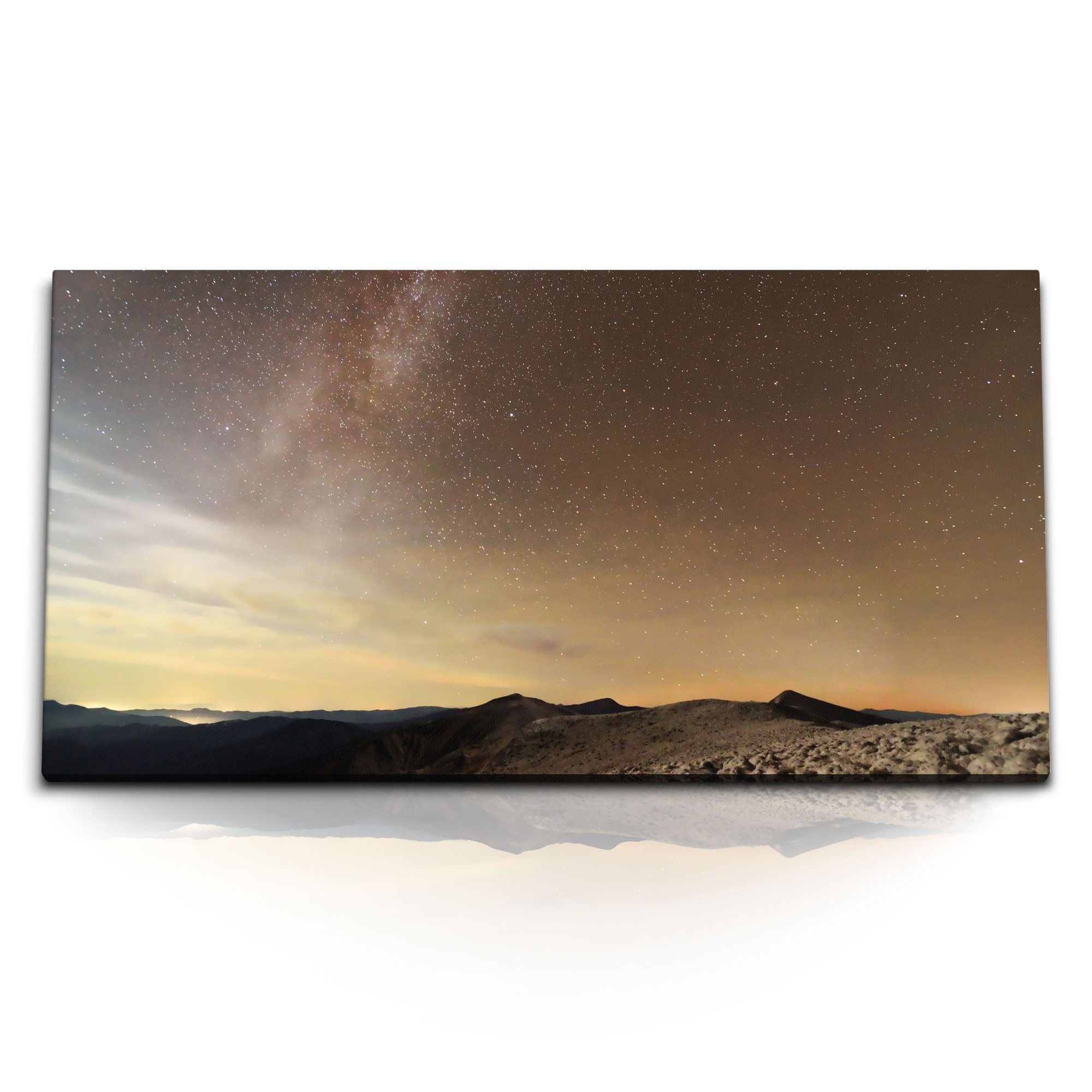 Leinwandbild Kunstdruck Bilder 120x60cm Astrofotografie Milchstraße Sternenhimmel N