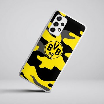 DeinDesign Handyhülle BVB Borussia Dortmund Fanartikel BVB Camo, Samsung Galaxy A53 5G Silikon Hülle Bumper Case Handy Schutzhülle