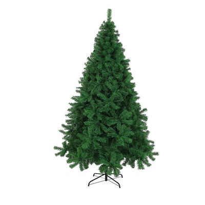 Casaria Künstlicher Weihnachtsbaum, 150 cm mit Metallständer 310 Spitzen Schneller Aufbau Weihnachten Weihnachtsdeko Tannenbaum Christbaum PVC Grün