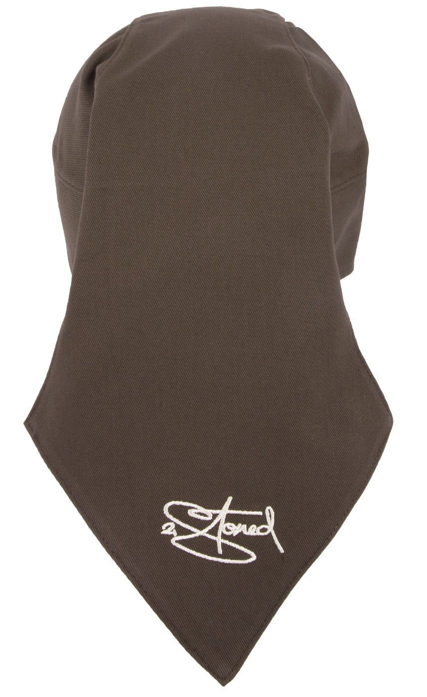 2Stoned Bandana Kopftuch Biker Cap Classic bestickt für Damen, Herren und Kinder, Einheitsgröße