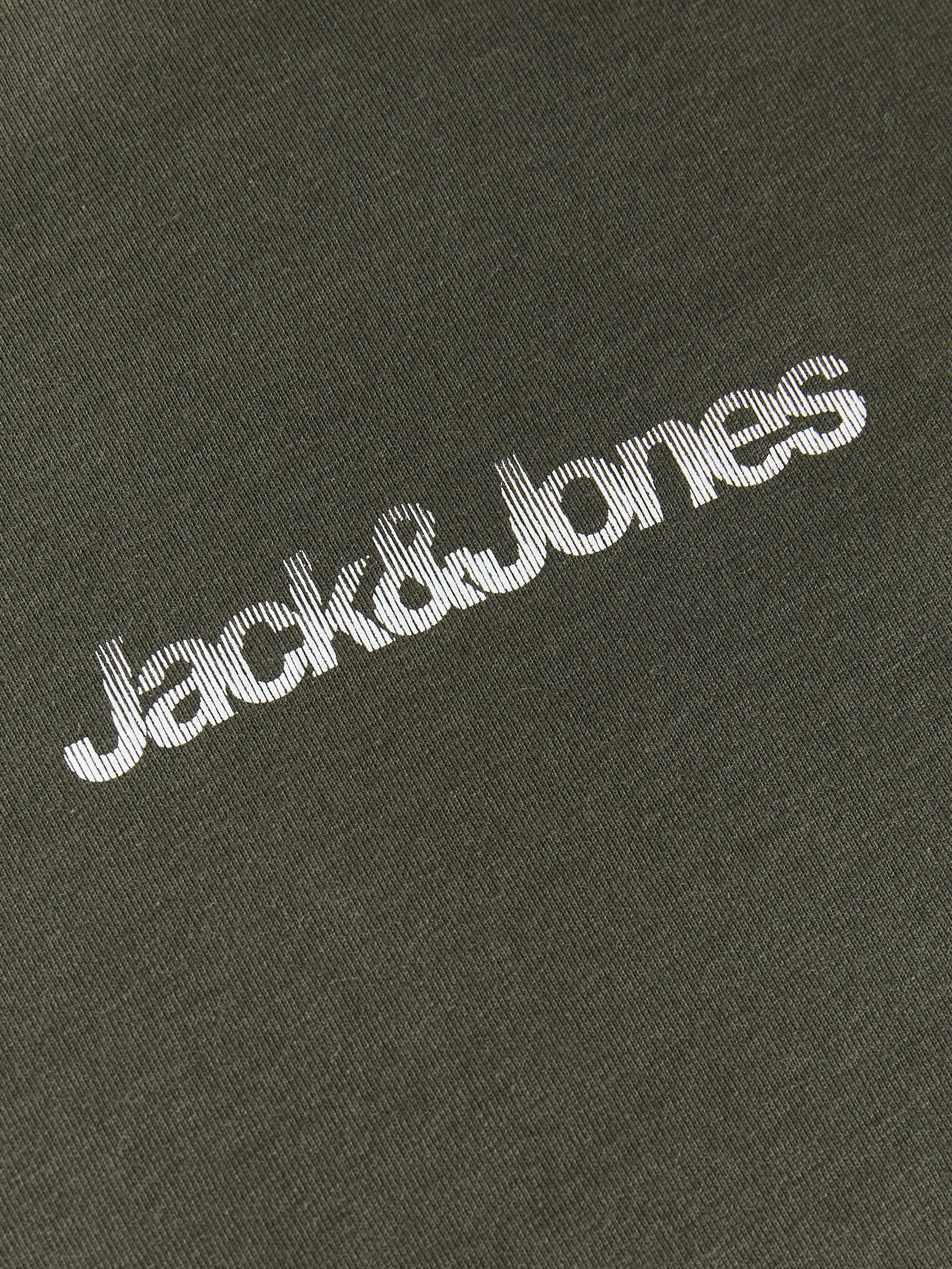 Jack & Jones PlusSize T-Shirt JCOECHO GRAPHIC BACKPRINT SS TEE FST PLS Baumwolle – Bild 4 von 4