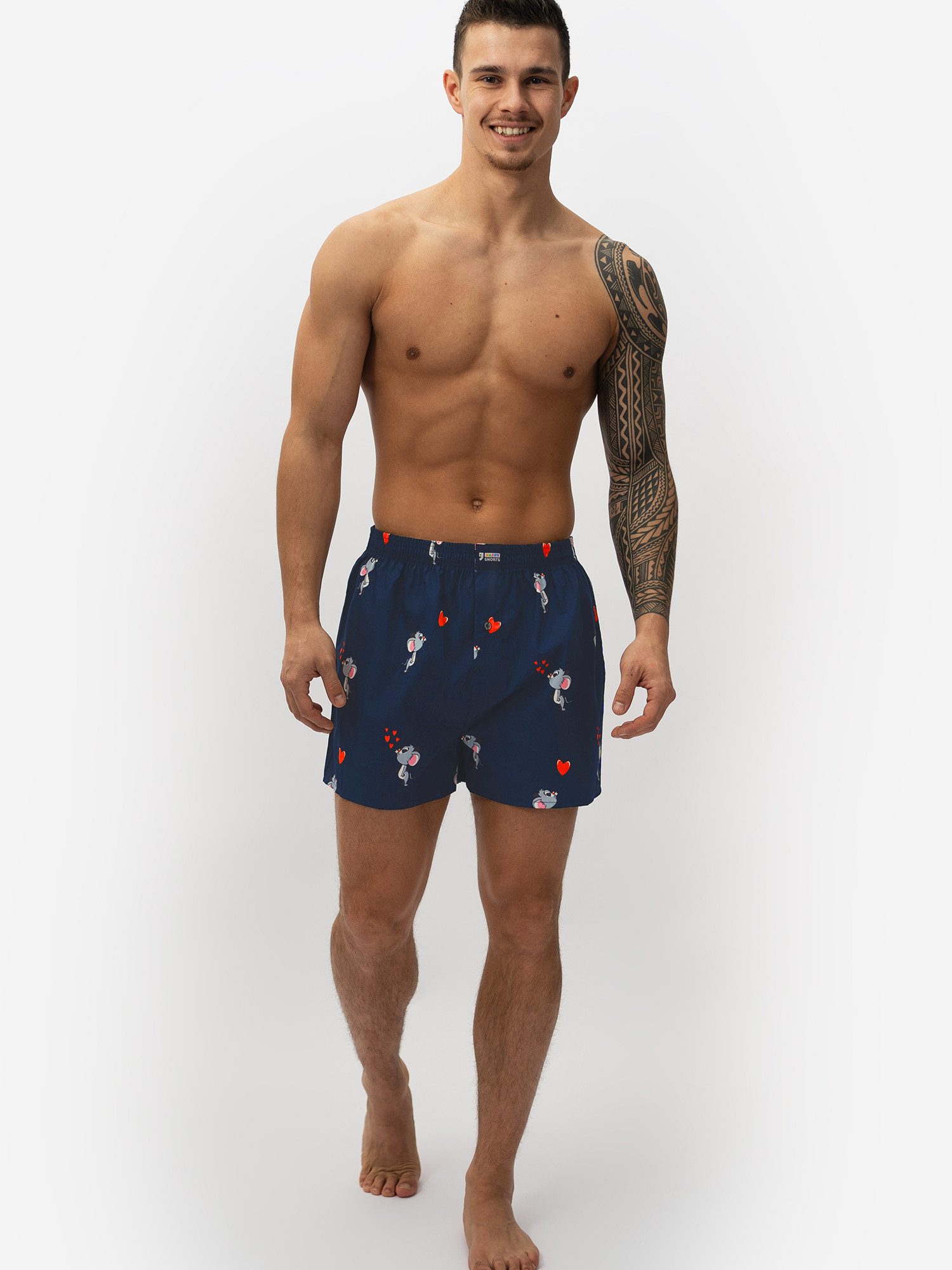 HAPPY SHORTS Boxer Motives Mouse with günstig online kaufen